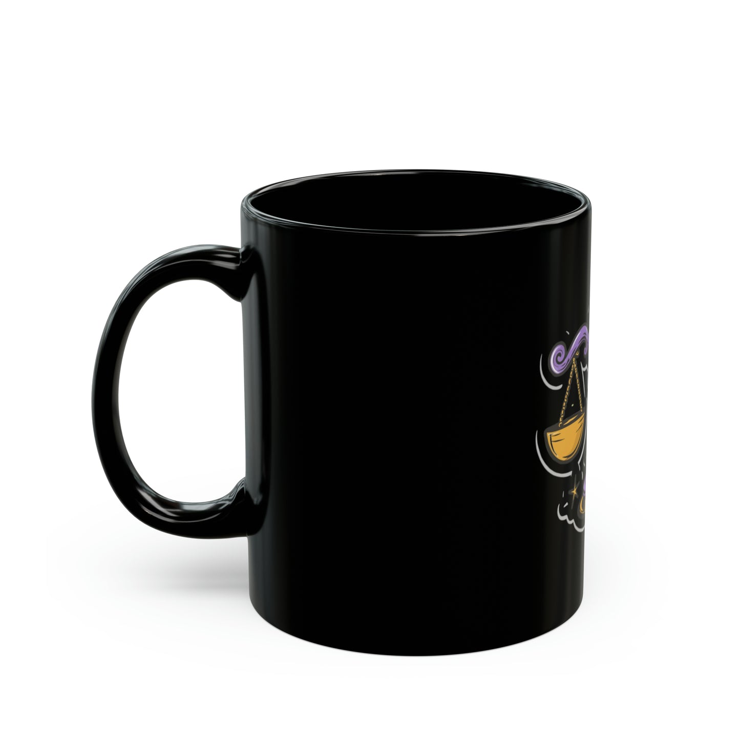 Libra 11oz Black Mug