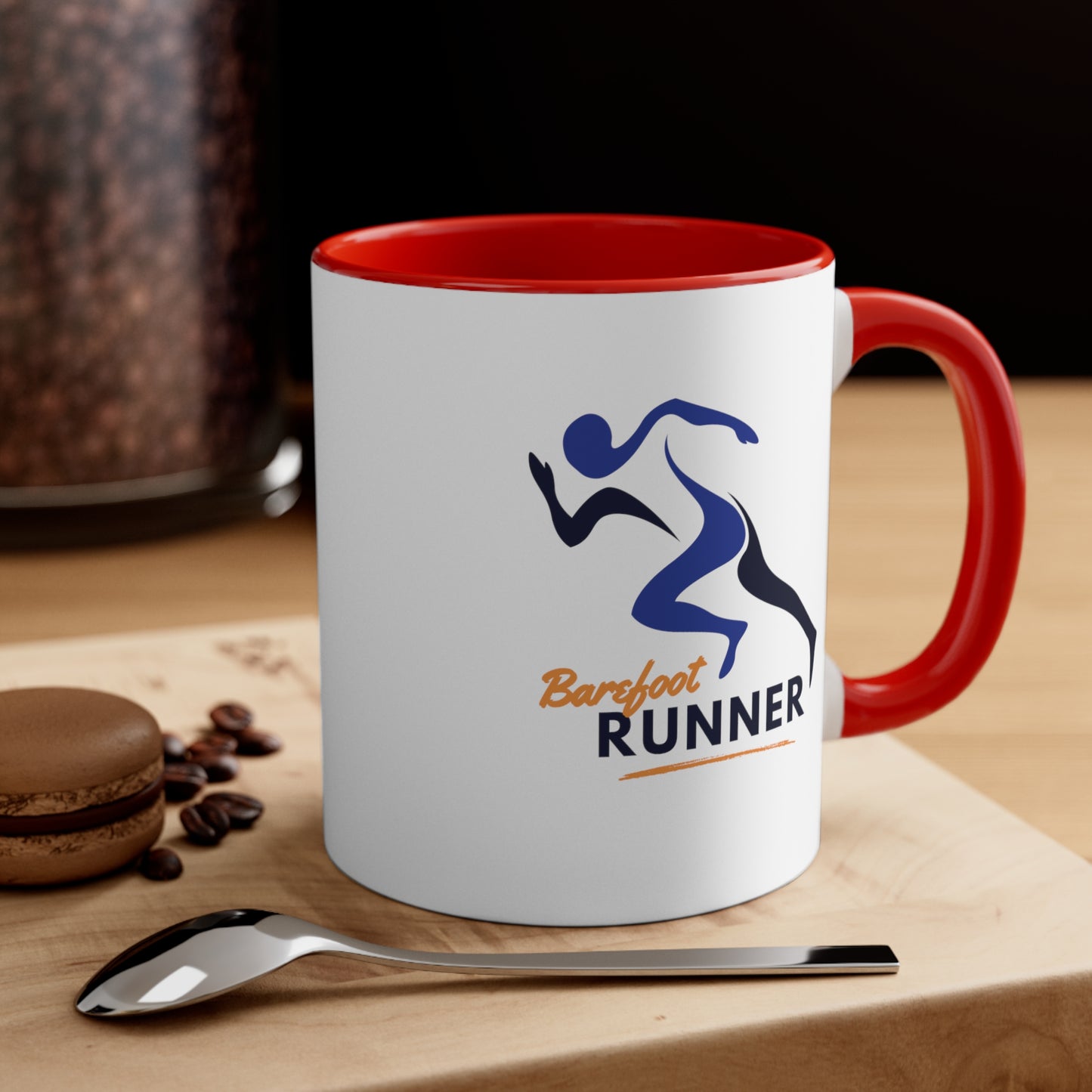 Barefoot Runner White Mug 11oz