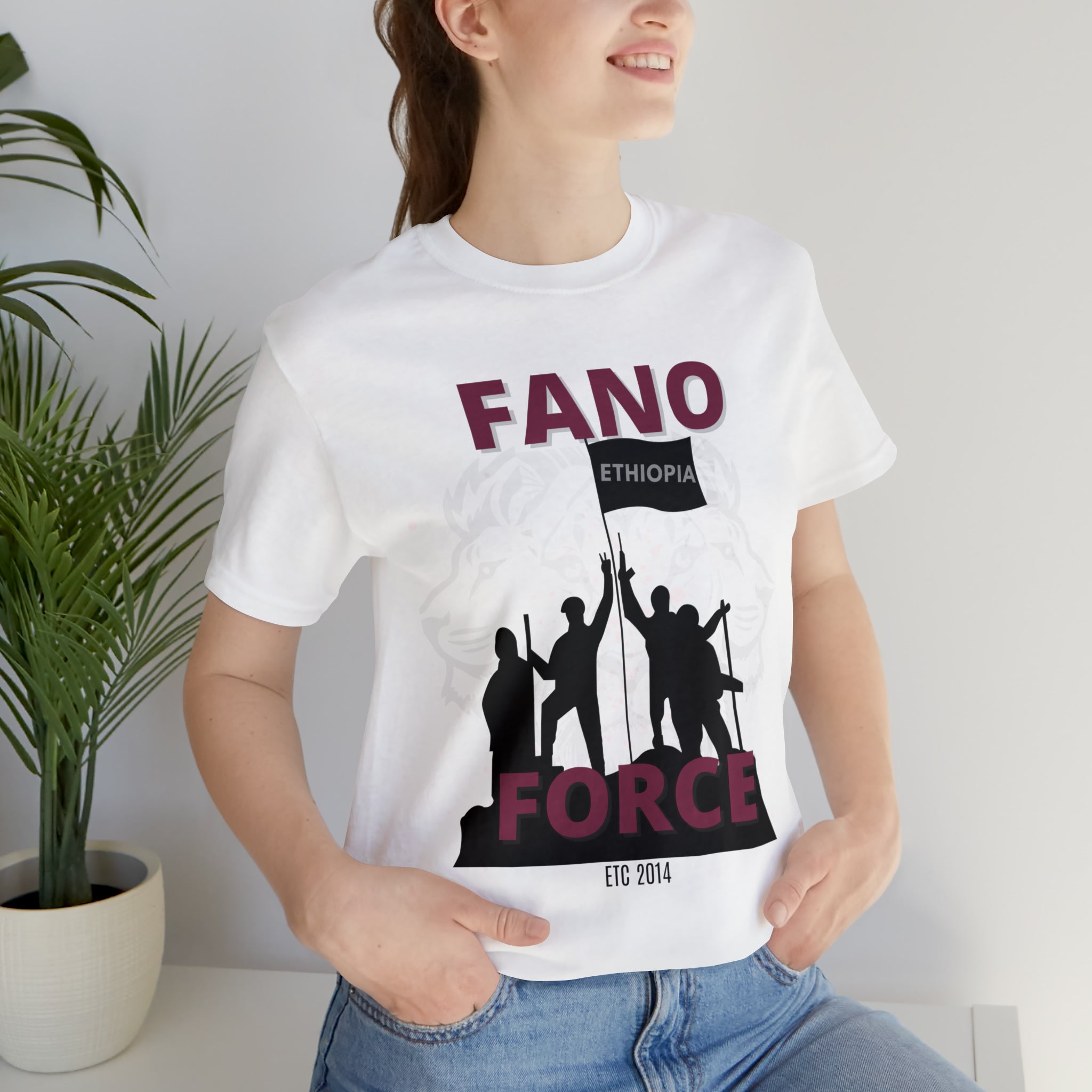 FANO GROUP WITH LION UNISEX JERSEY T-SHIRT