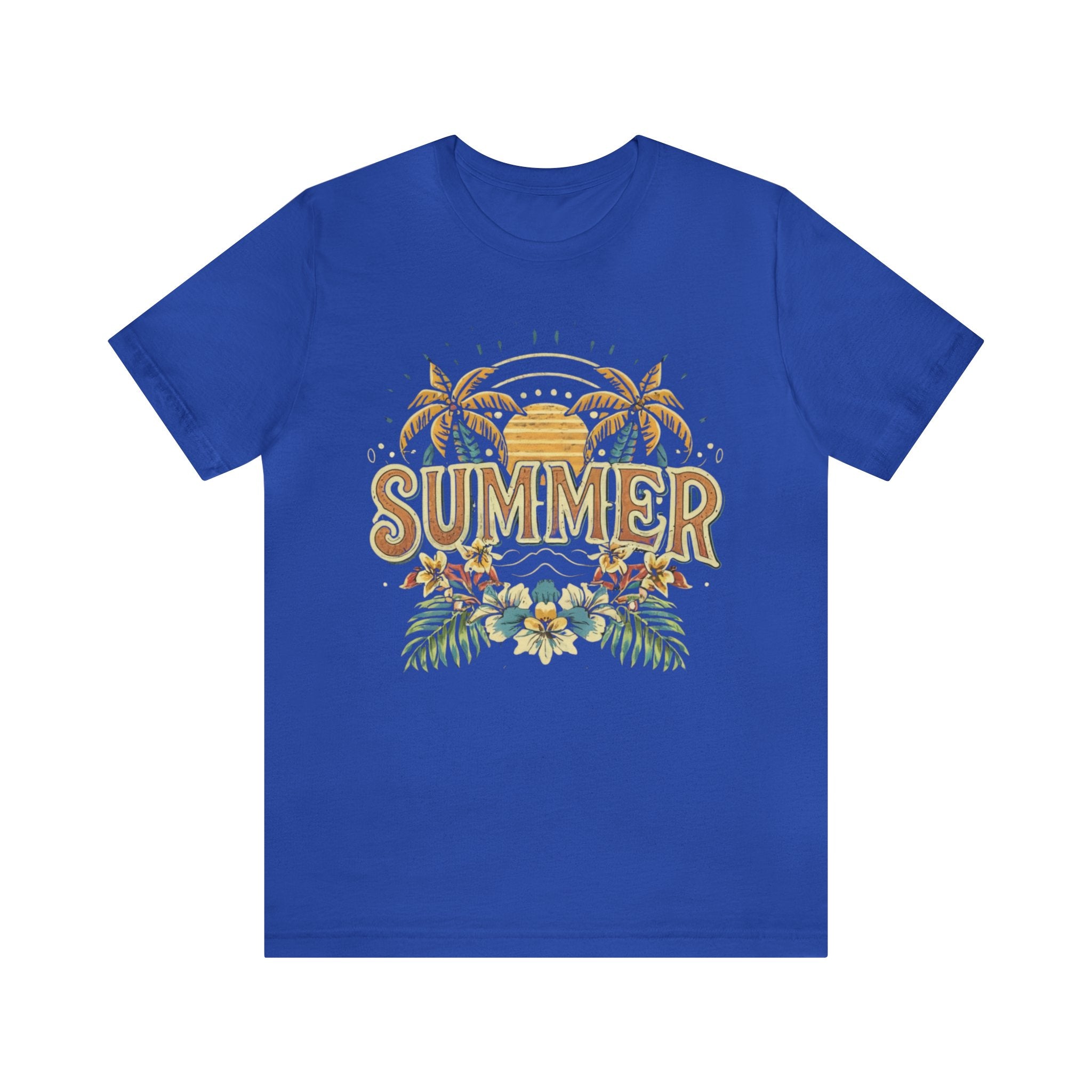 Summer Unisex Jersey Short Sleeve Tee