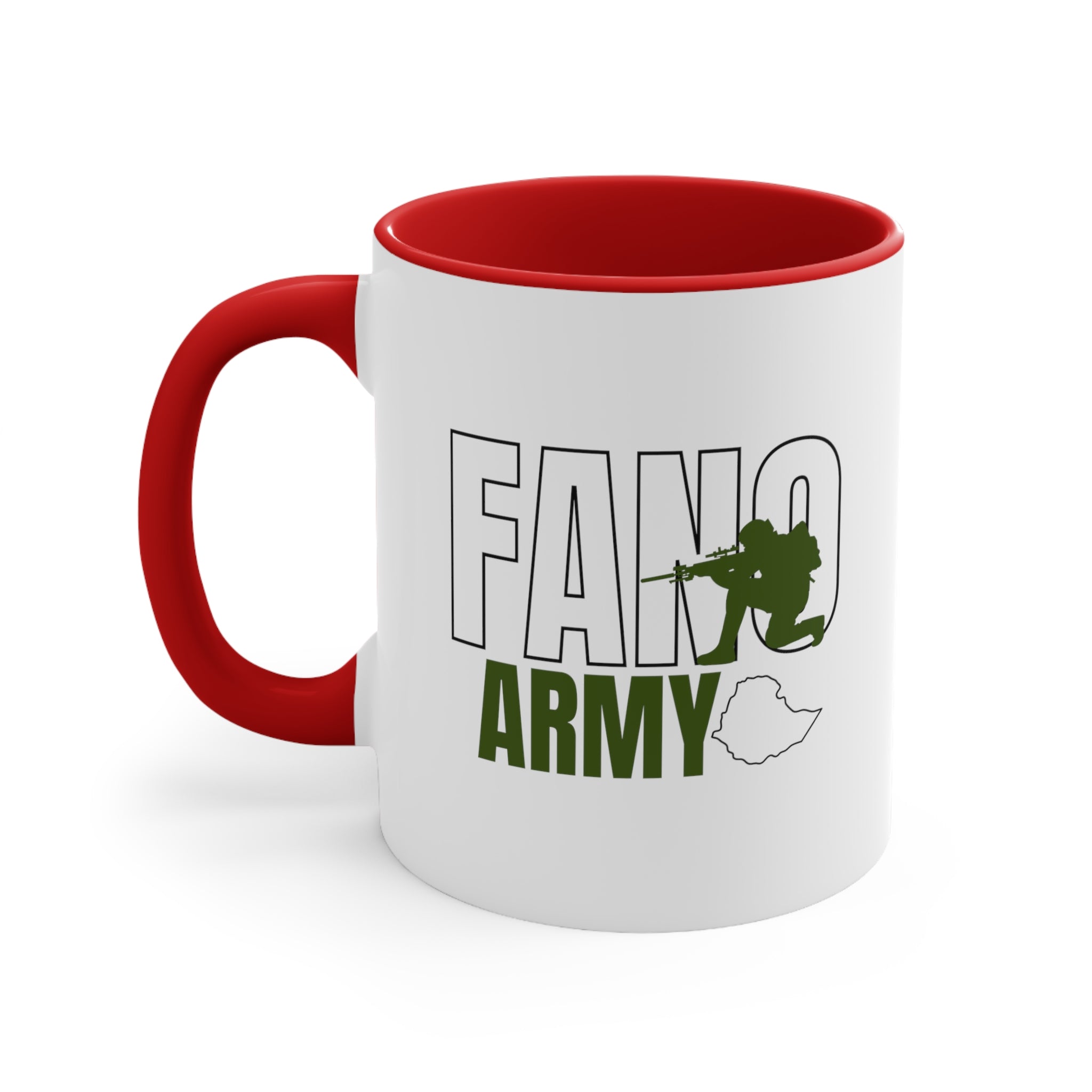 Fano Army White Mug 11oz