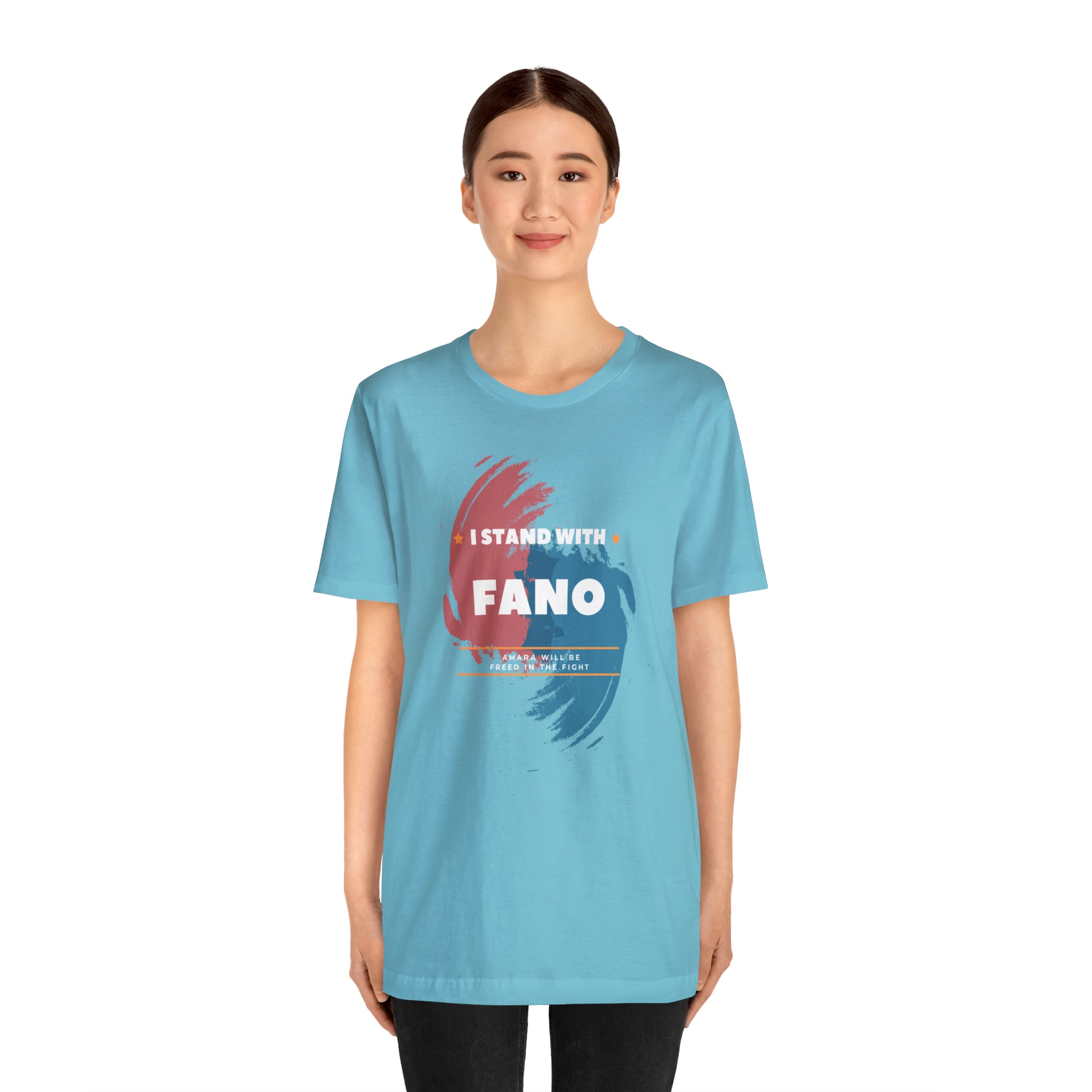 I STAND WITH FANO UNISEX JERSEY TEE