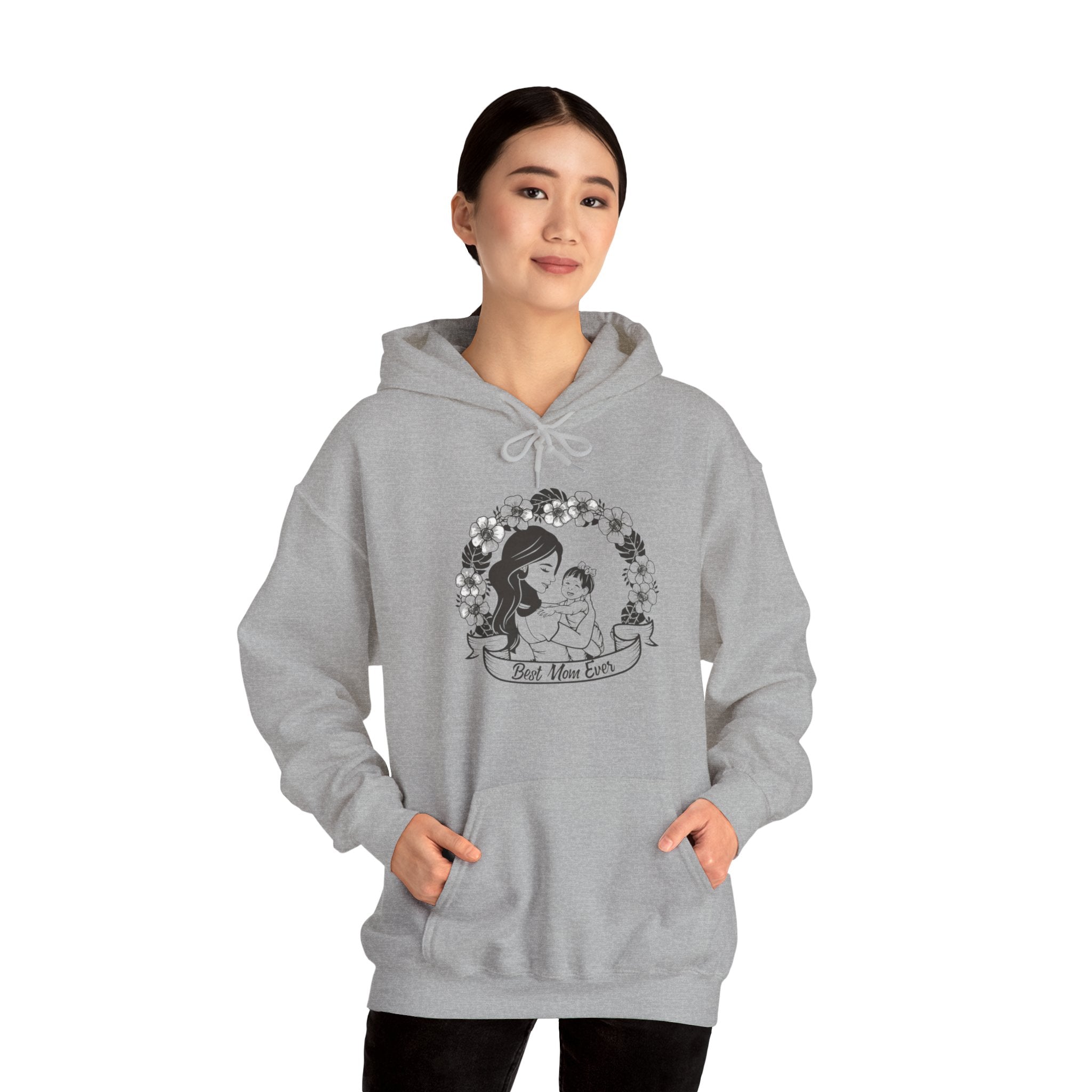 Best Mom Ever Unisex Heavy Blend™ Hooded Sweatshirt