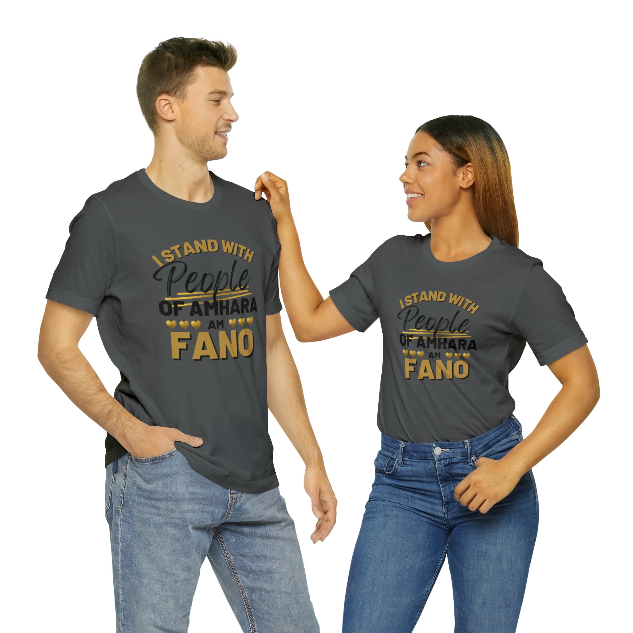 I STAND WITH FANO UNISEX JERSEY TEE