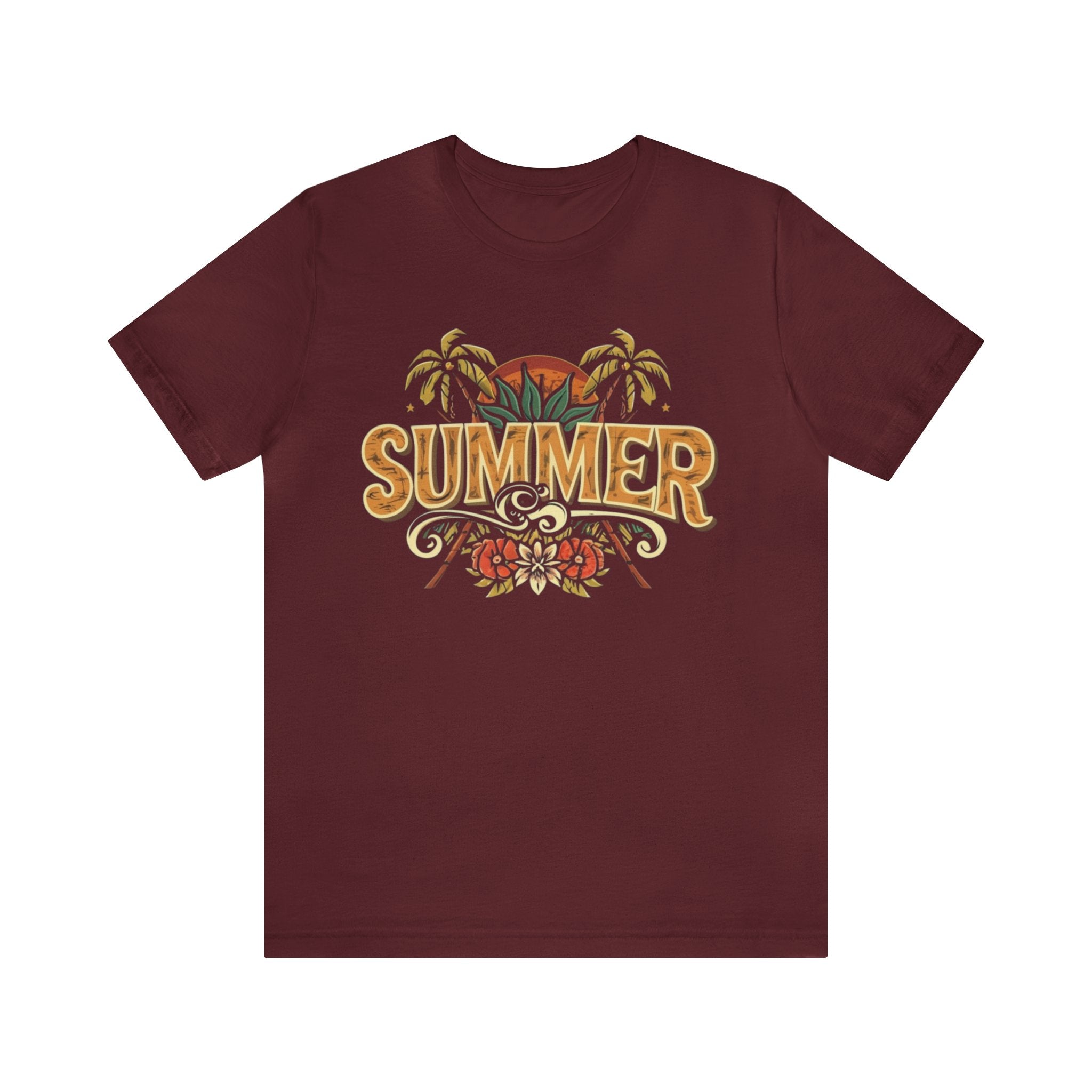 Summer Unisex Jersey Short Sleeve Tee