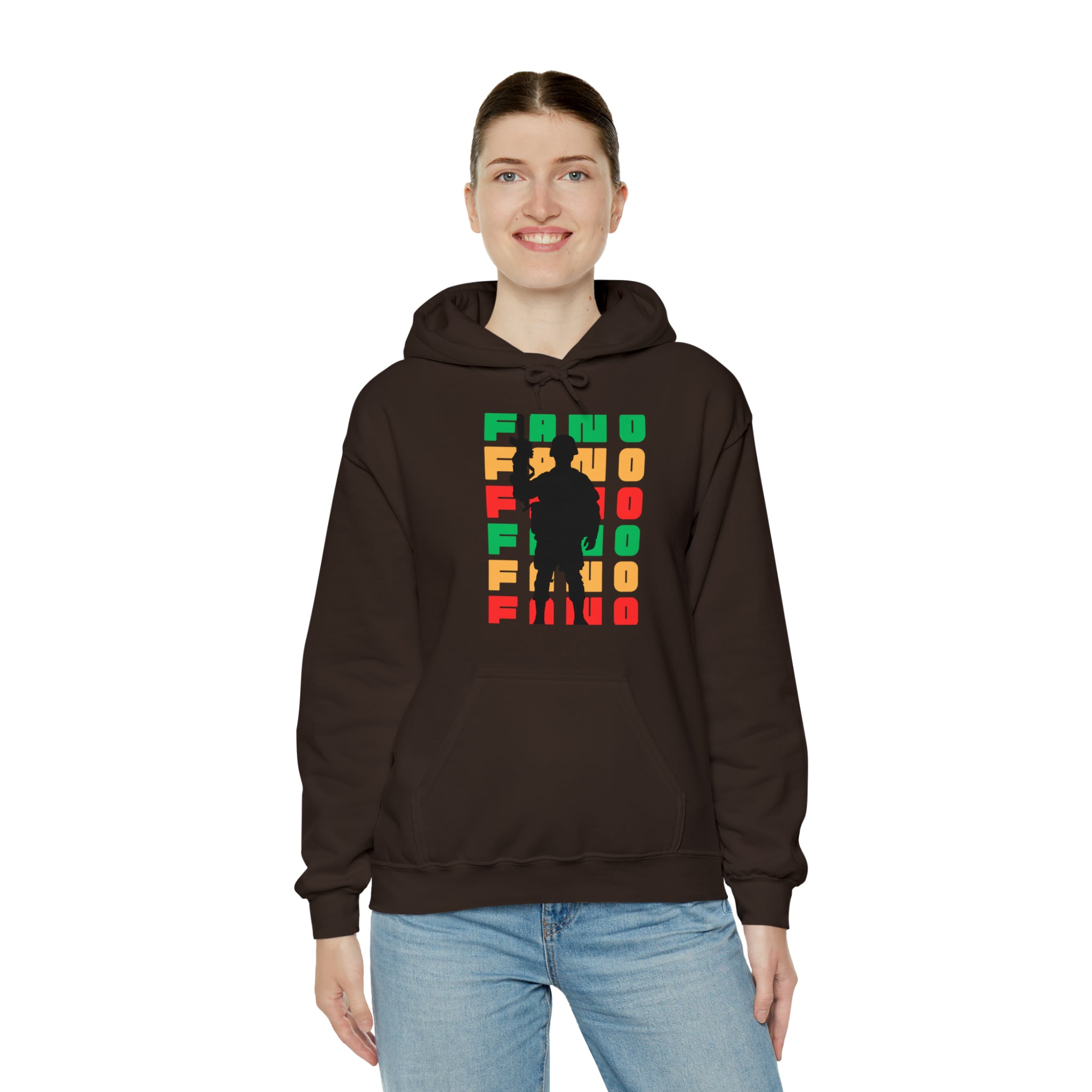 FLAG BACKGROUND FANO UNISEX HOODIE™