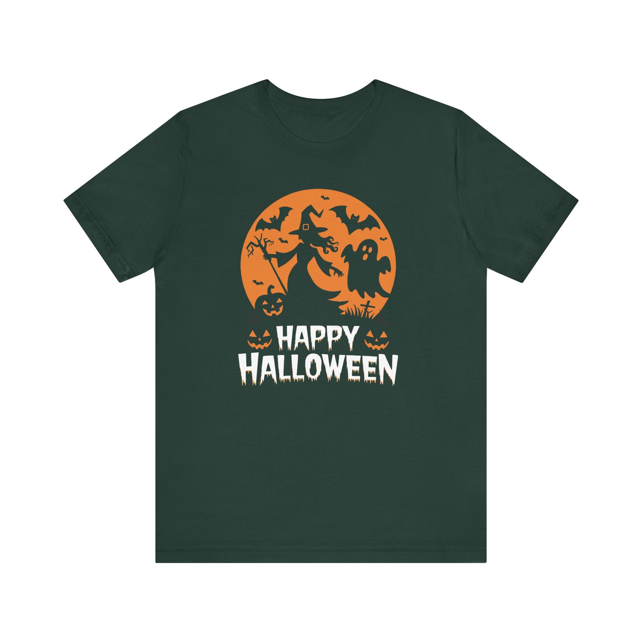 Happy Halloween Unisex Jersey Short Sleeve Tee