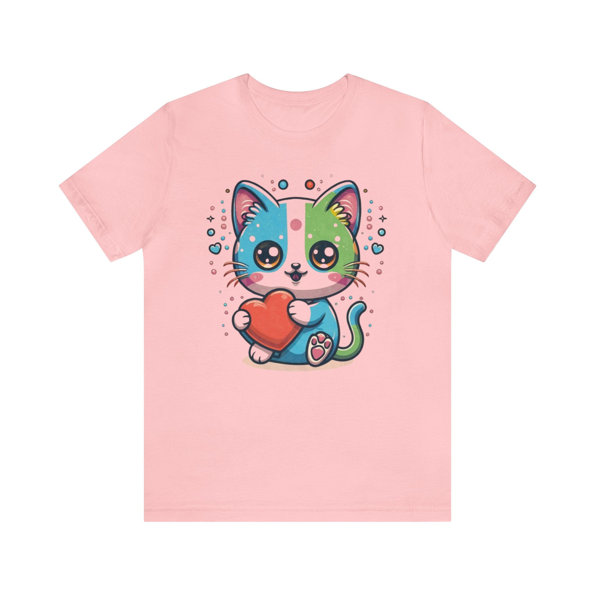 Cute Cat Unisex Jersey Short Sleeve Tee