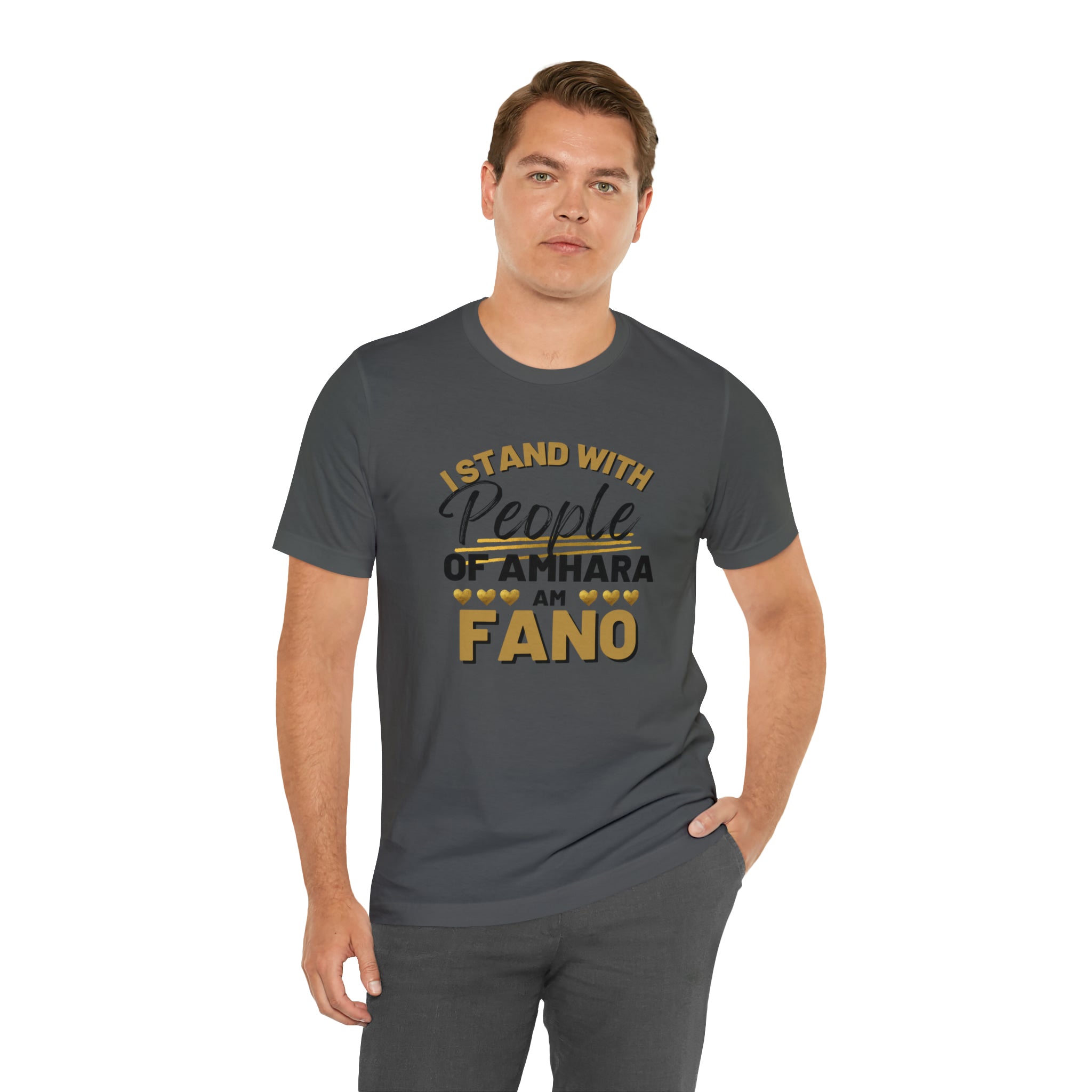 I STAND WITH FANO UNISEX JERSEY TEE