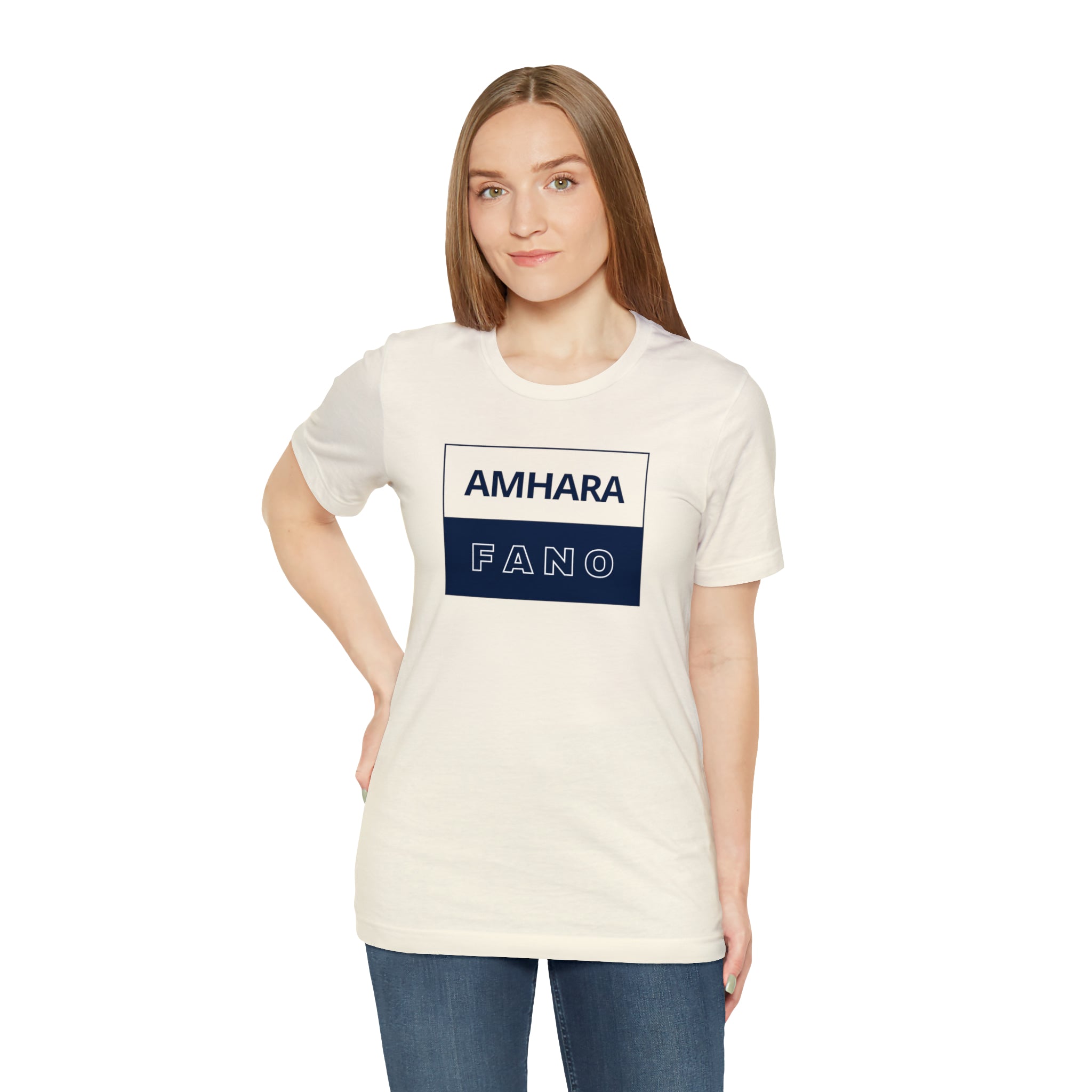 AMHARA FANO UNISEX JERSEY SHORT SLEEVE TEE