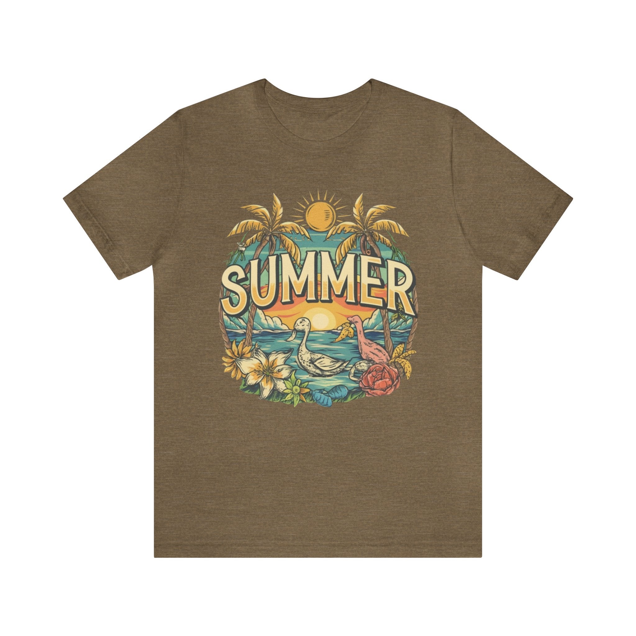 Summer Unisex Jersey Short Sleeve Tee