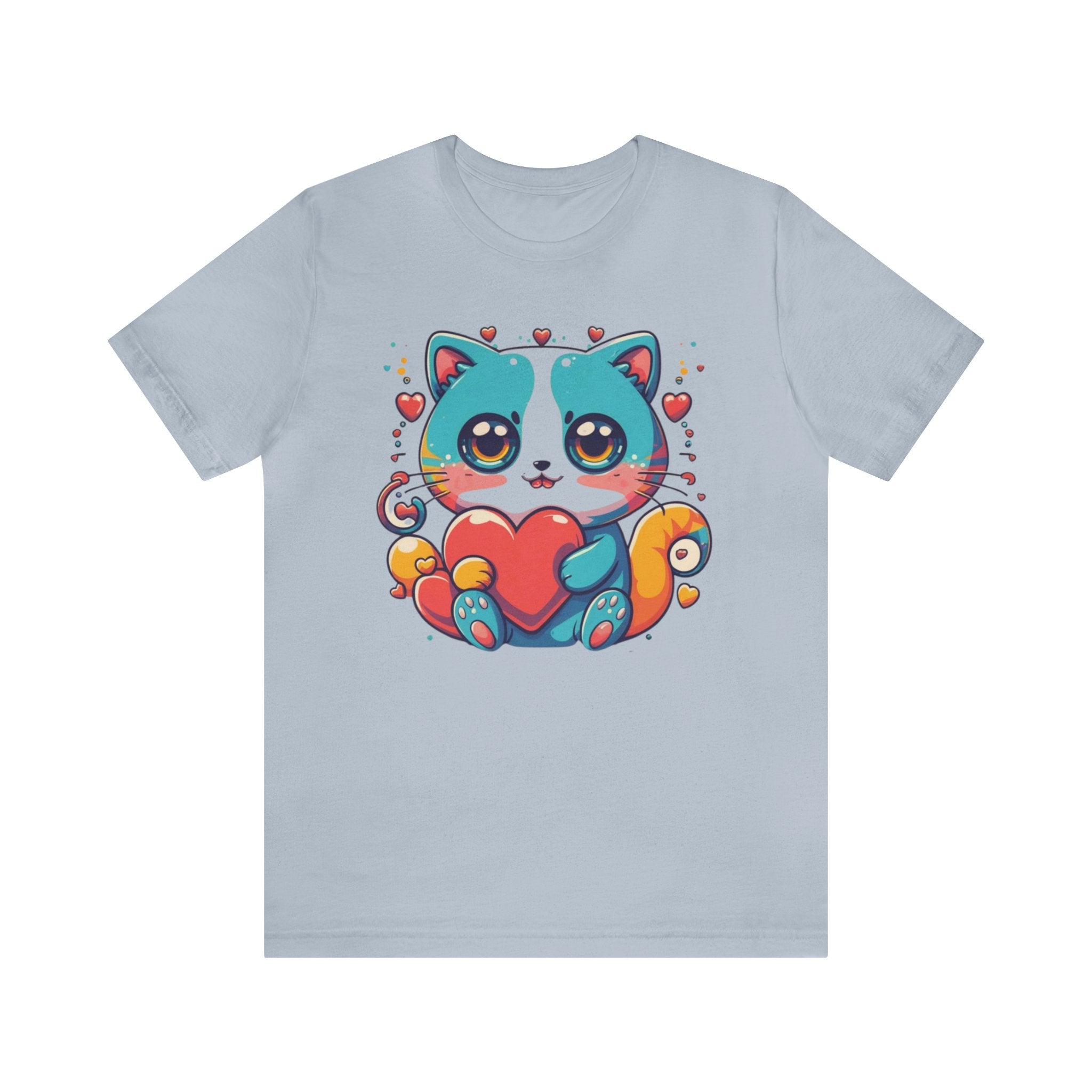 Cute Cat Unisex Jersey Short Sleeve Tee