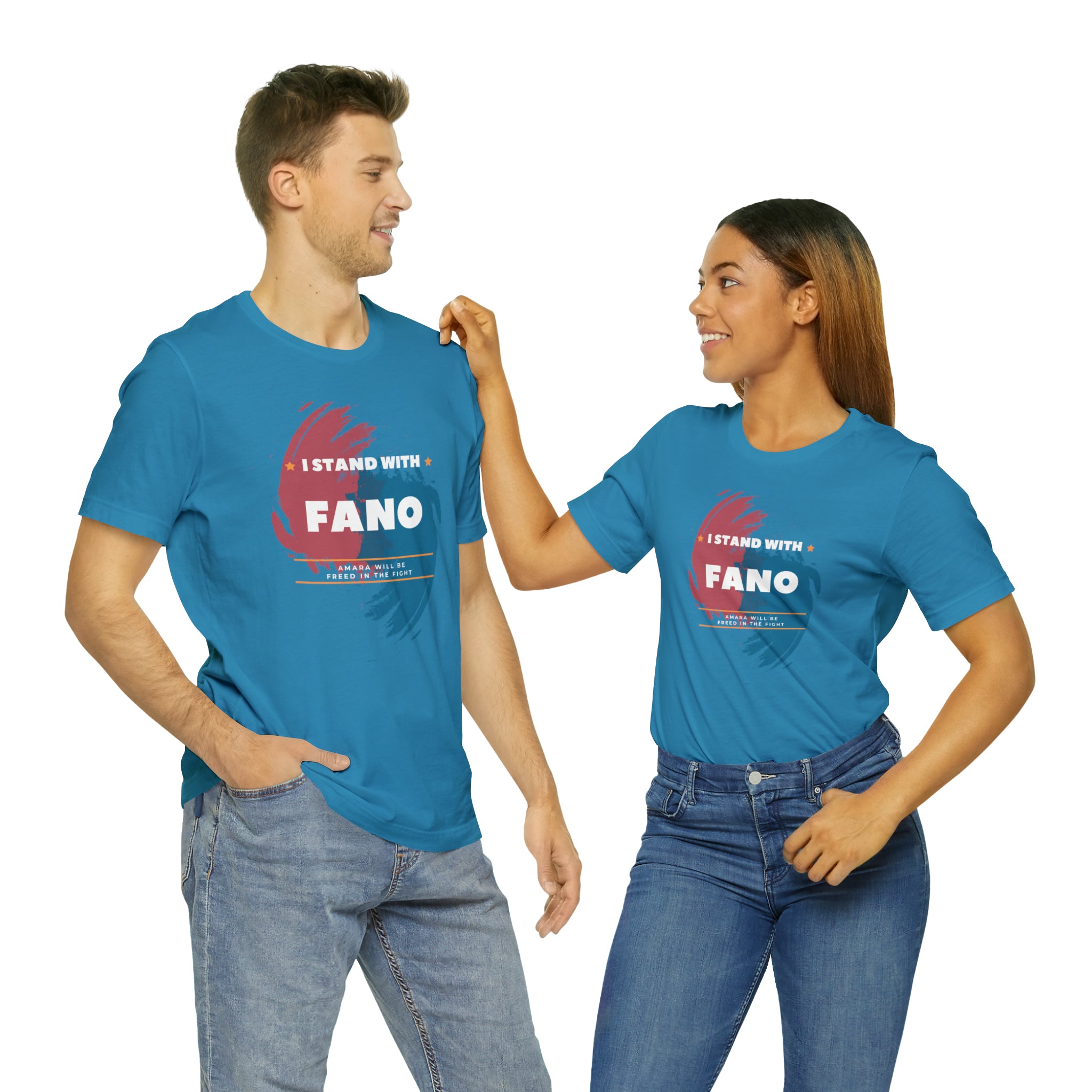 I STAND WITH FANO UNISEX JERSEY TEE