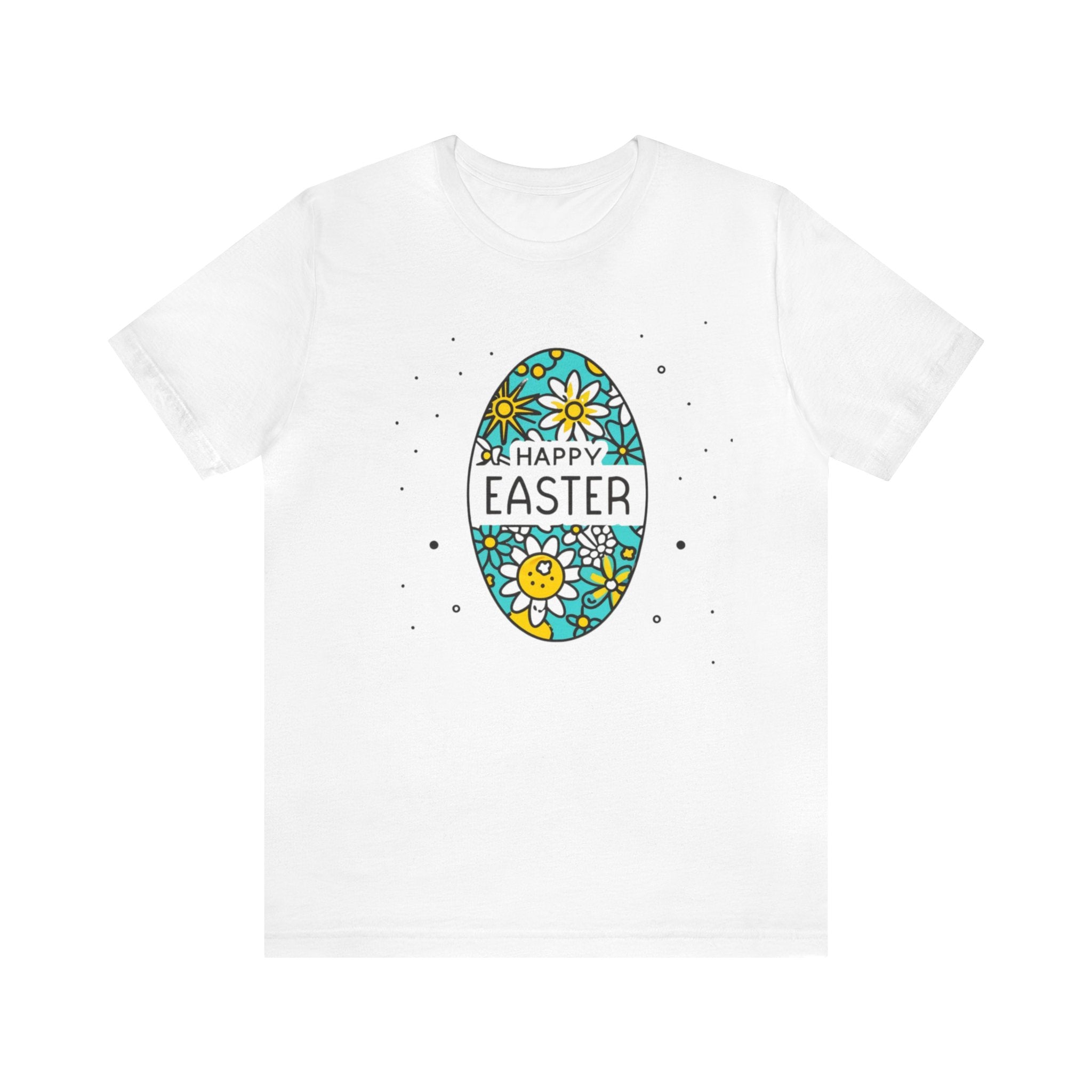 Happy Easter Unisex Jersey Short Sleeve Tee