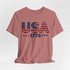 USA 1776 Unisex Jersey Short Sleeve Tee