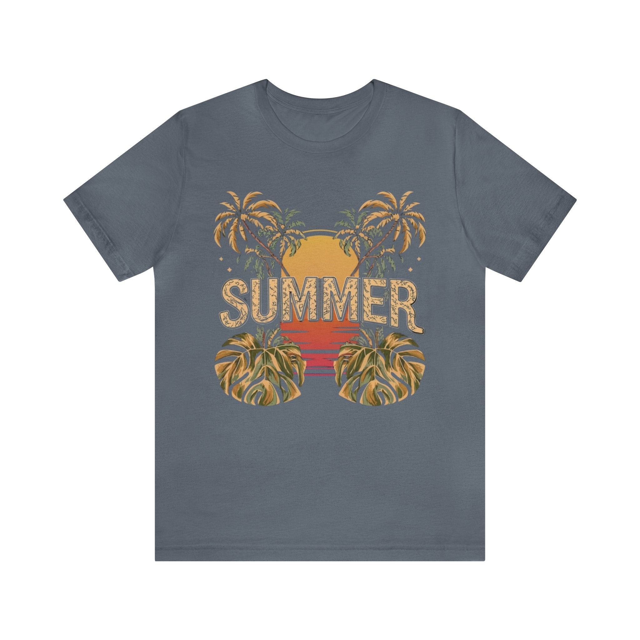 Summer Unisex Jersey Short Sleeve Tee