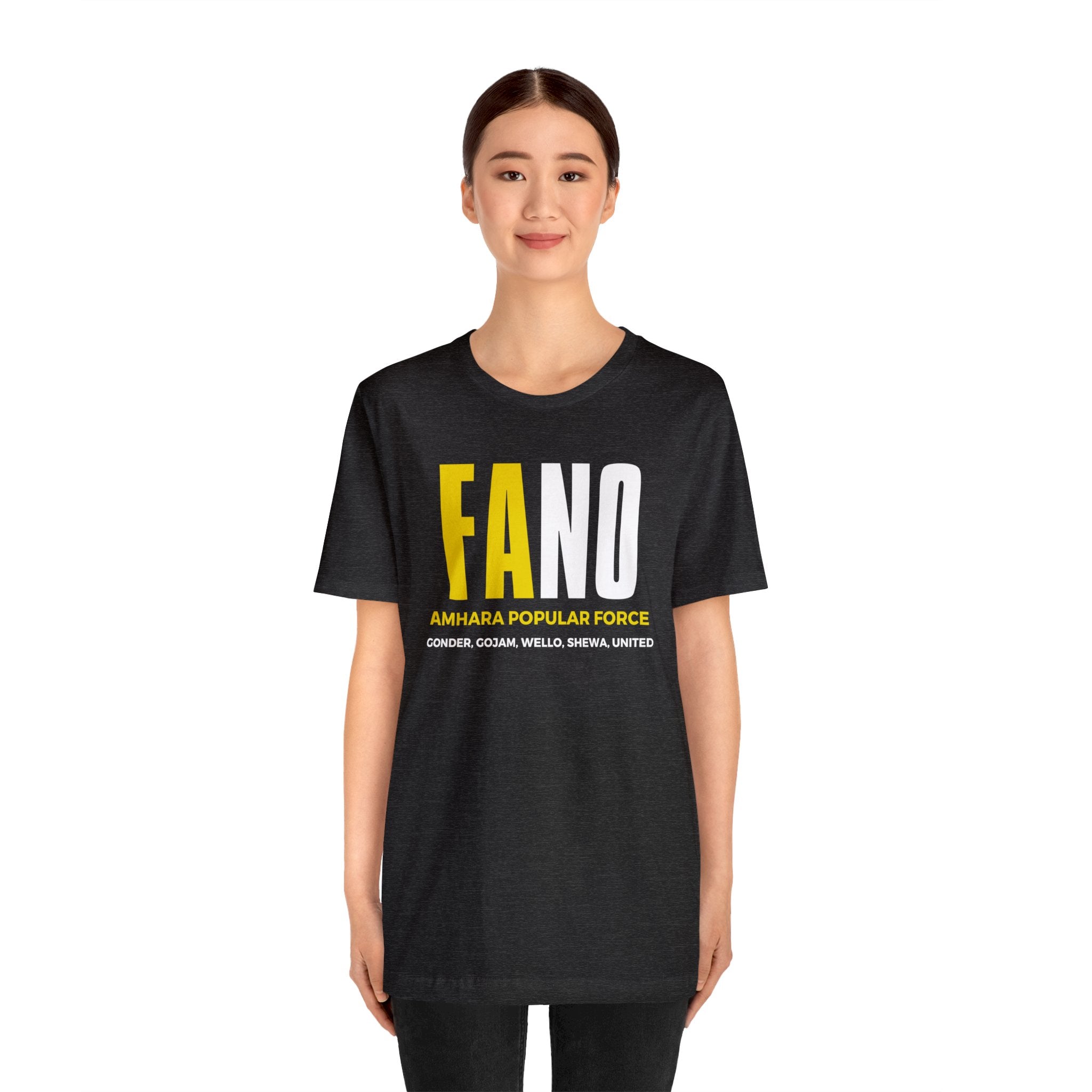 Fano Amhara Popular Force Unisex Jersey Short Sleeve Tee