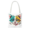 Cat Face Tote Bag (AOP)