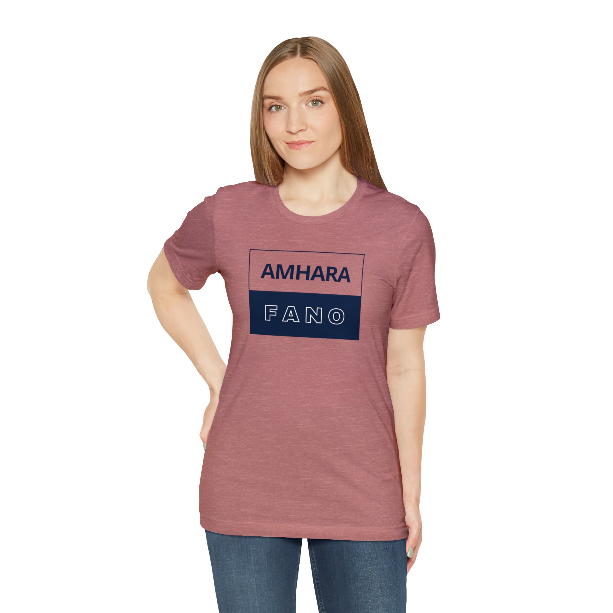 AMHARA FANO UNISEX JERSEY SHORT SLEEVE TEE