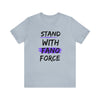 STAND WITH FANO UNISEX JERSEY TEE