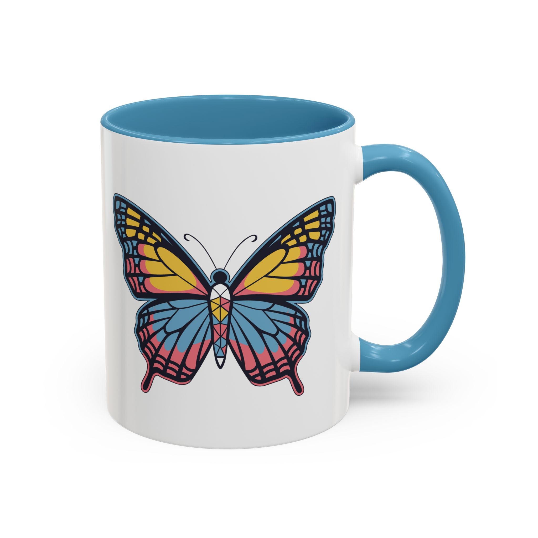 Butterfly Accent Coffee Mug (11, 15oz)