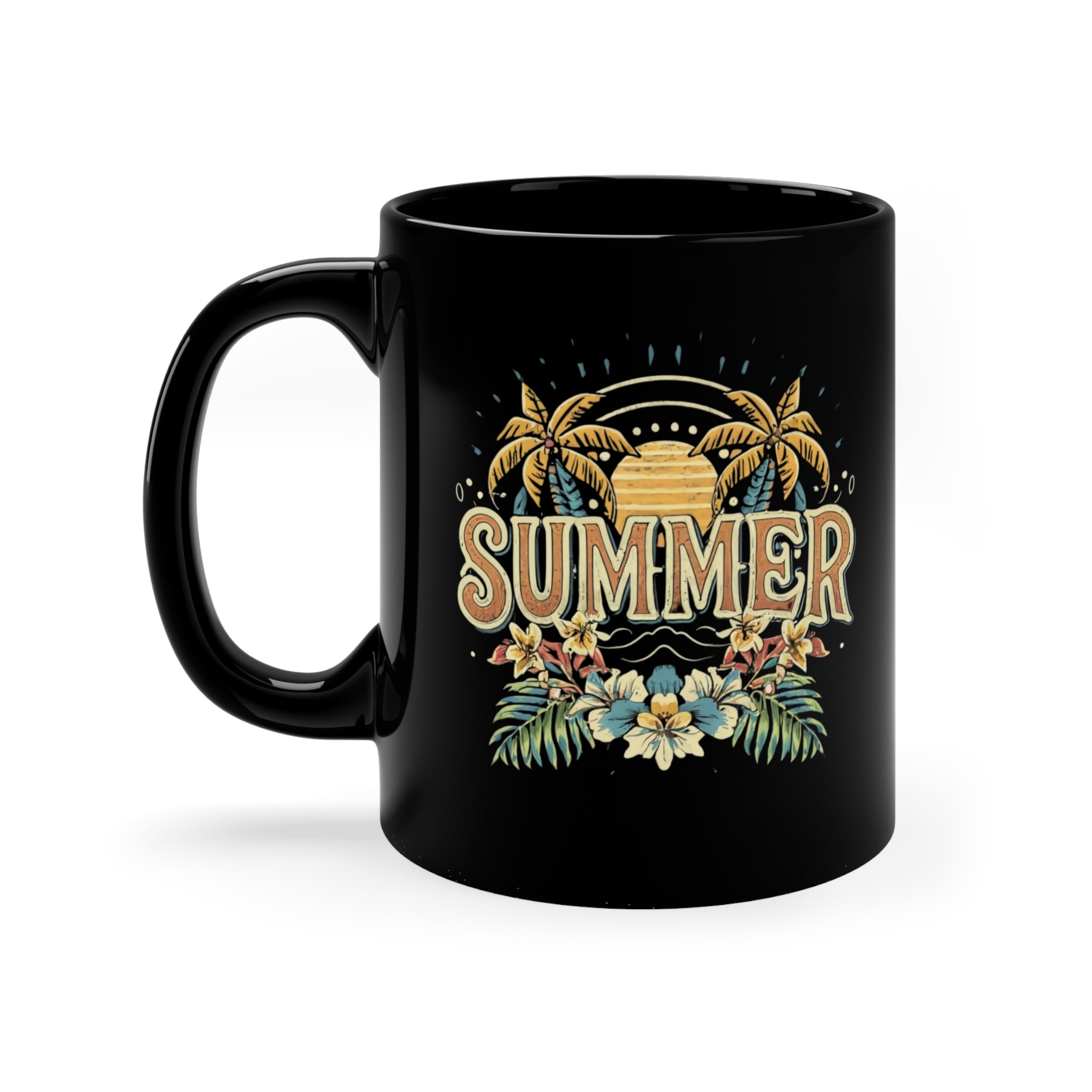 SUMMER 11oz Black Mug