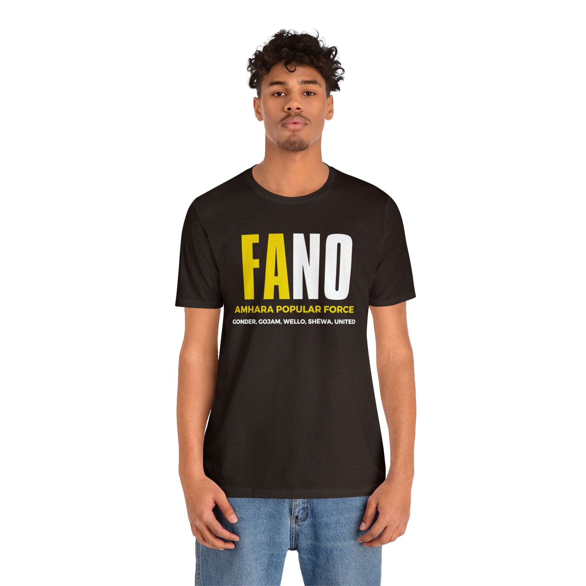 Fano Amhara Popular Force Unisex Jersey Short Sleeve Tee