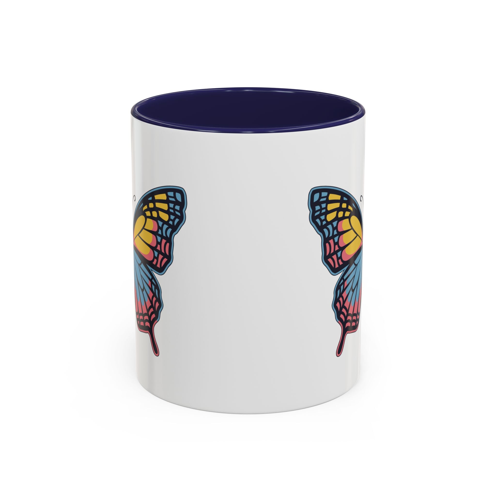 Butterfly Accent Coffee Mug (11, 15oz)