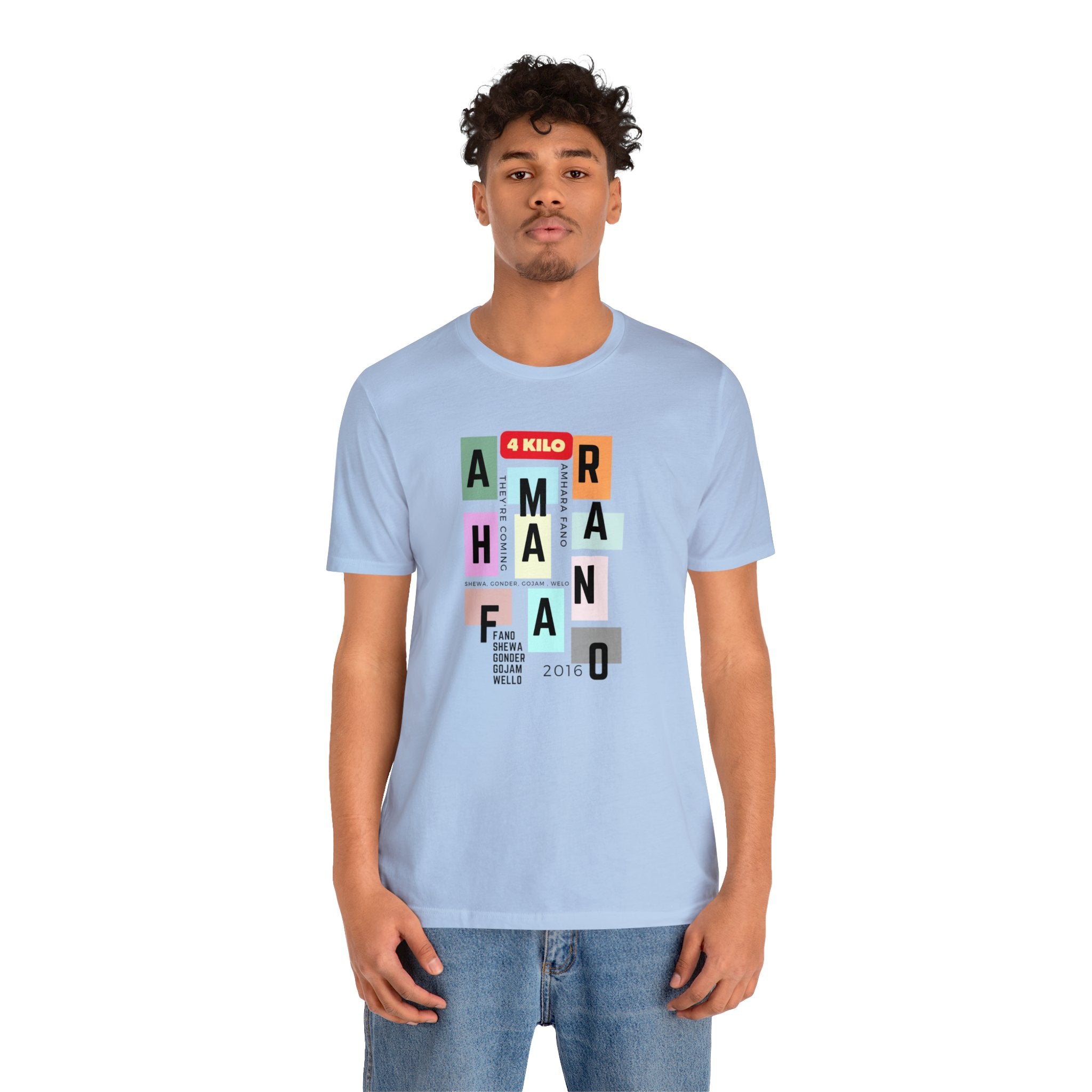 Amhara Unisex Jersey Short Sleeve Tee