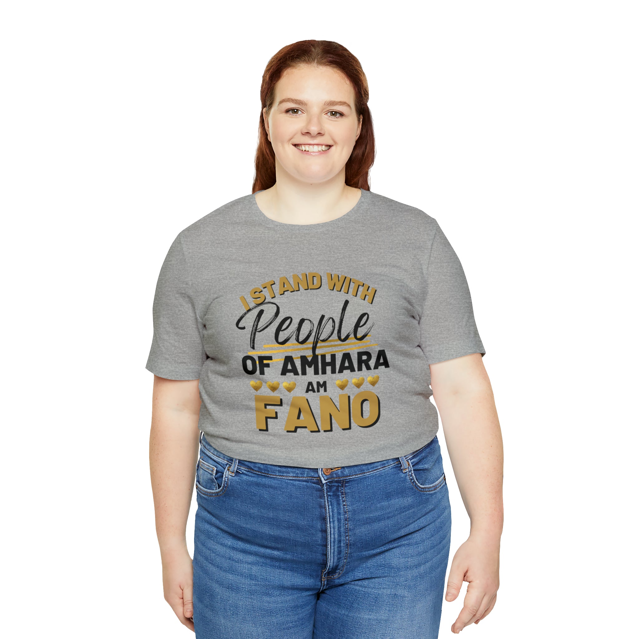 I STAND WITH FANO UNISEX JERSEY TEE