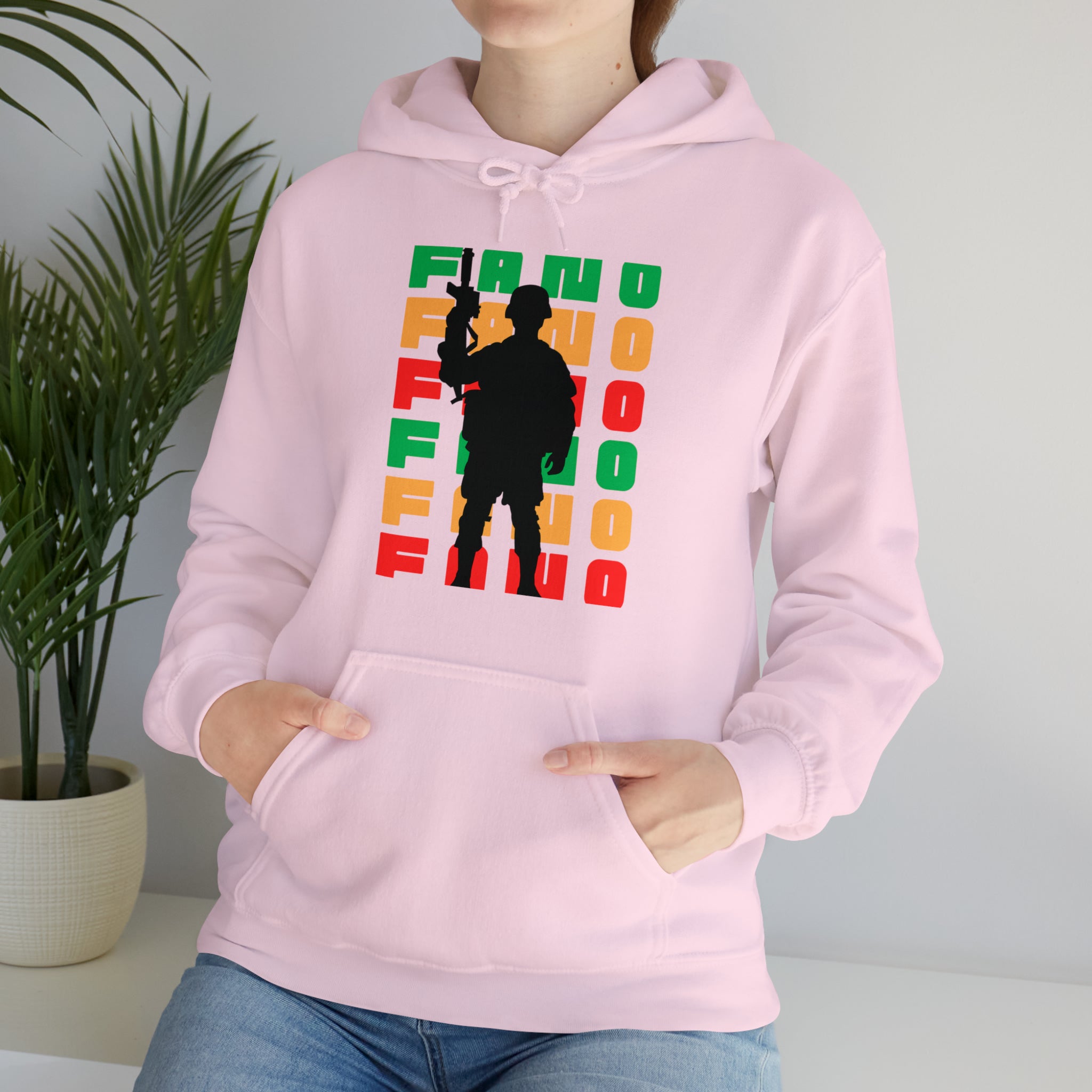 FLAG BACKGROUND FANO UNISEX HOODIE™