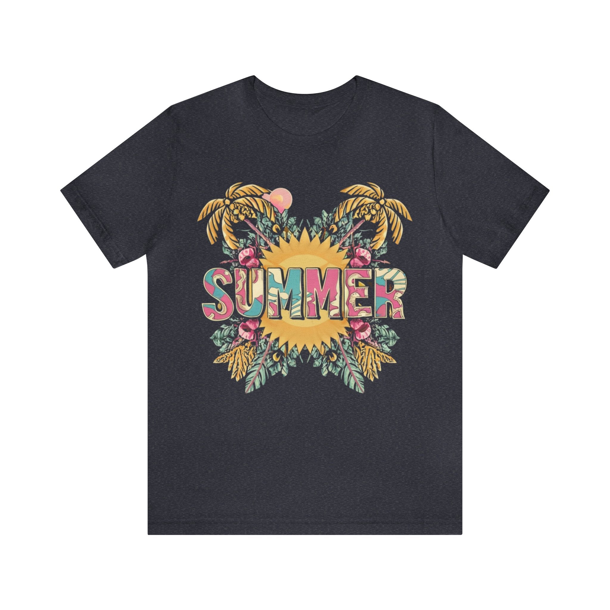 Summer Unisex Jersey Short Sleeve Tee