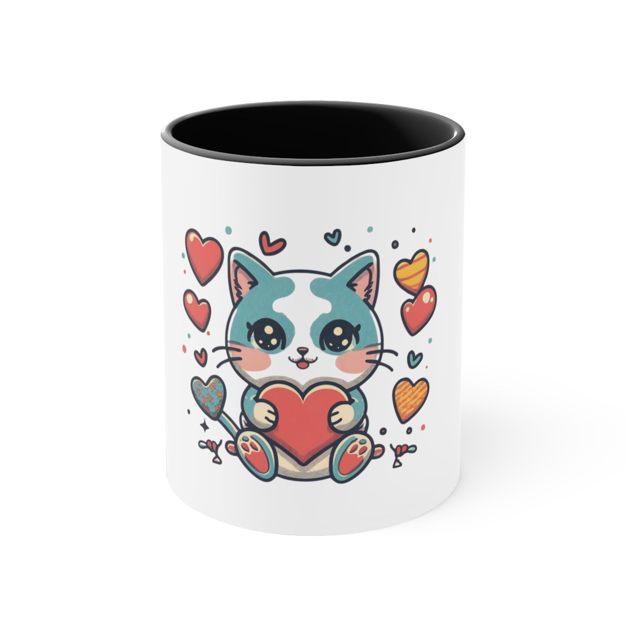 Cute Cat White Mug 11oz