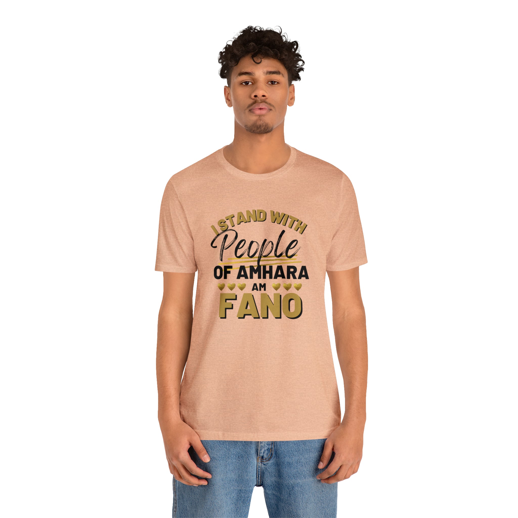 I STAND WITH FANO UNISEX JERSEY TEE