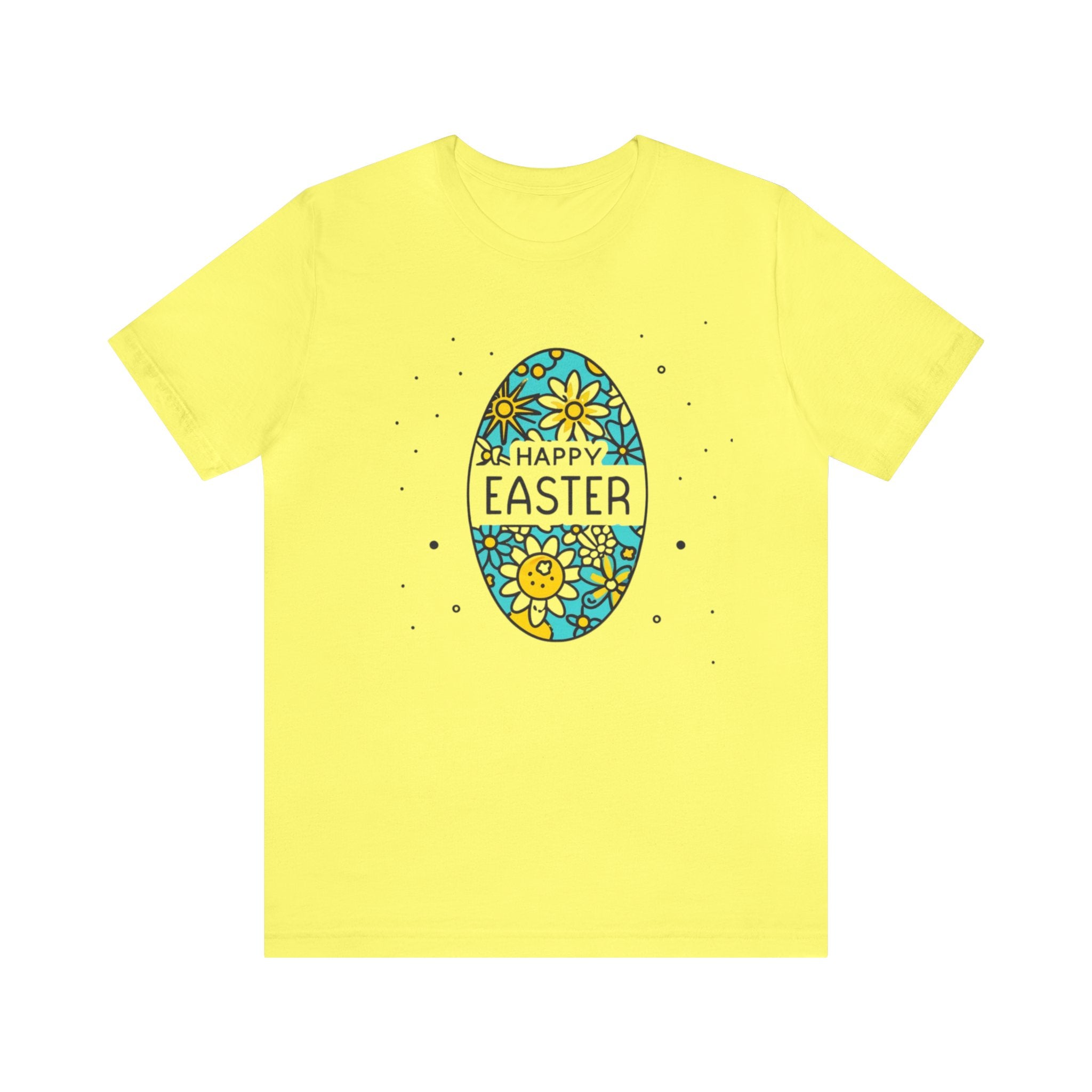 Happy Easter Unisex Jersey Short Sleeve Tee