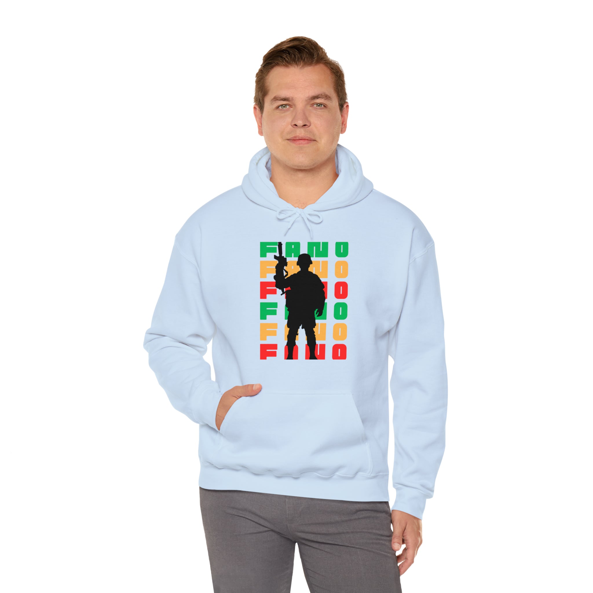 FLAG BACKGROUND FANO UNISEX HOODIE™