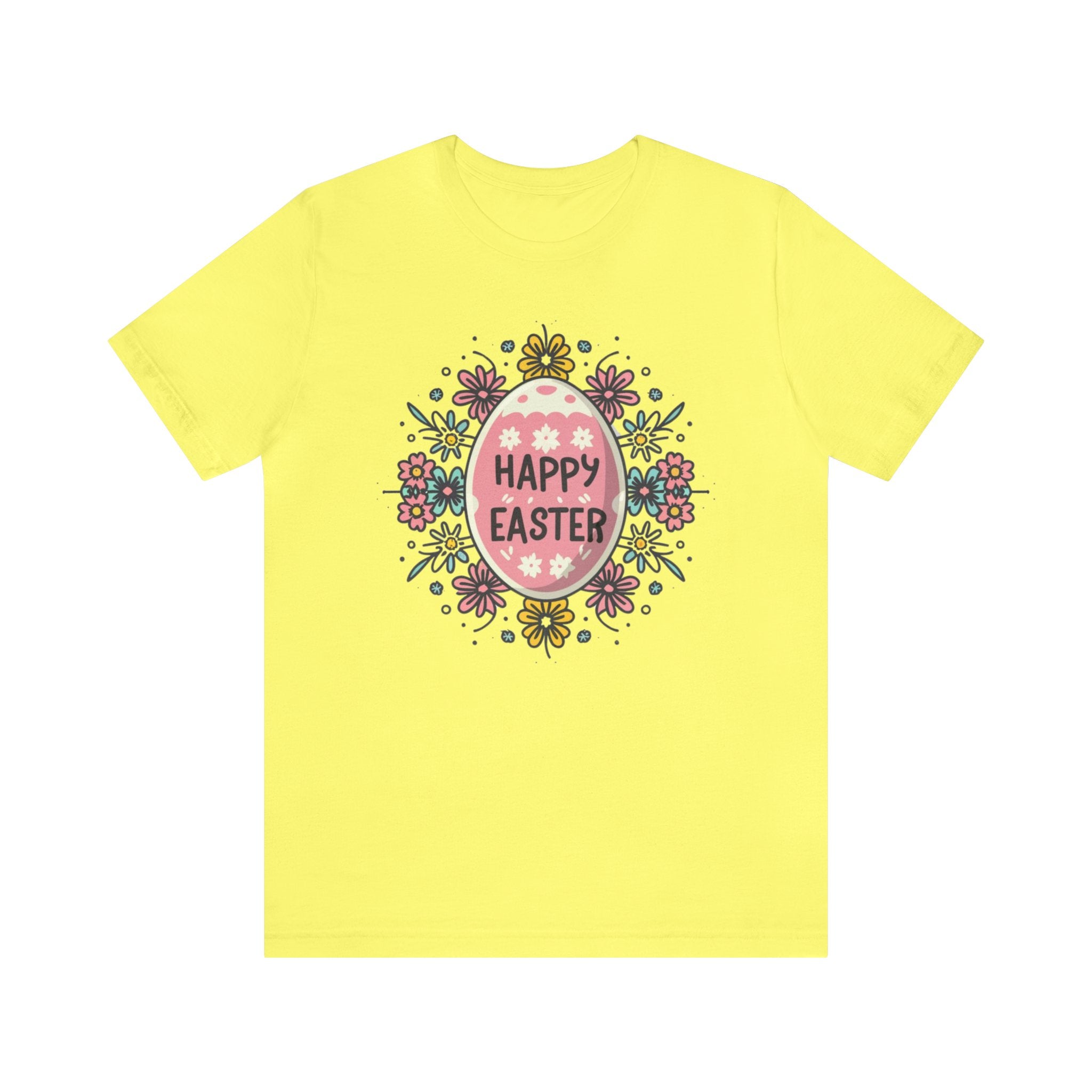 Happy Easter Unisex Jersey Short Sleeve Tee