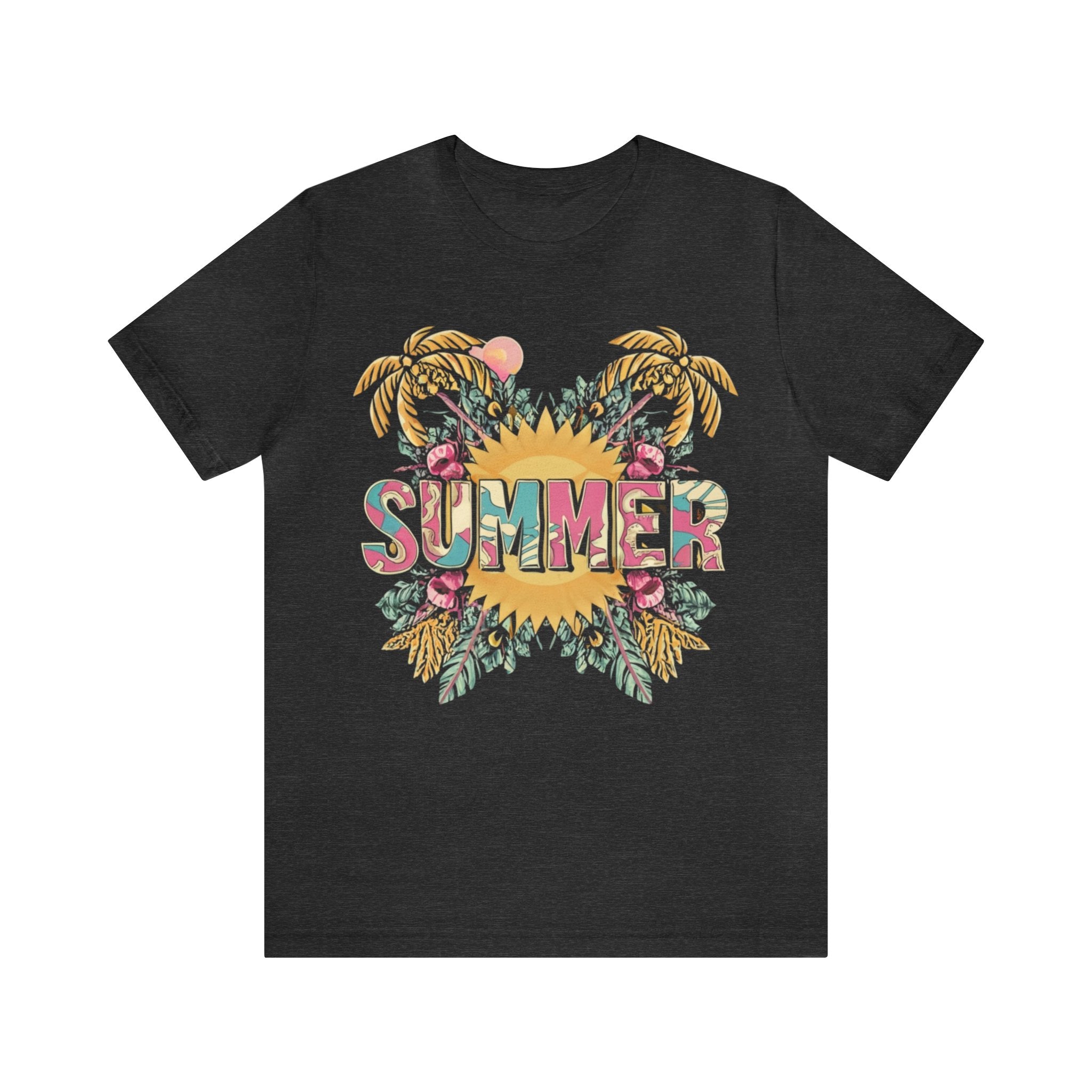 Summer Unisex Jersey Short Sleeve Tee