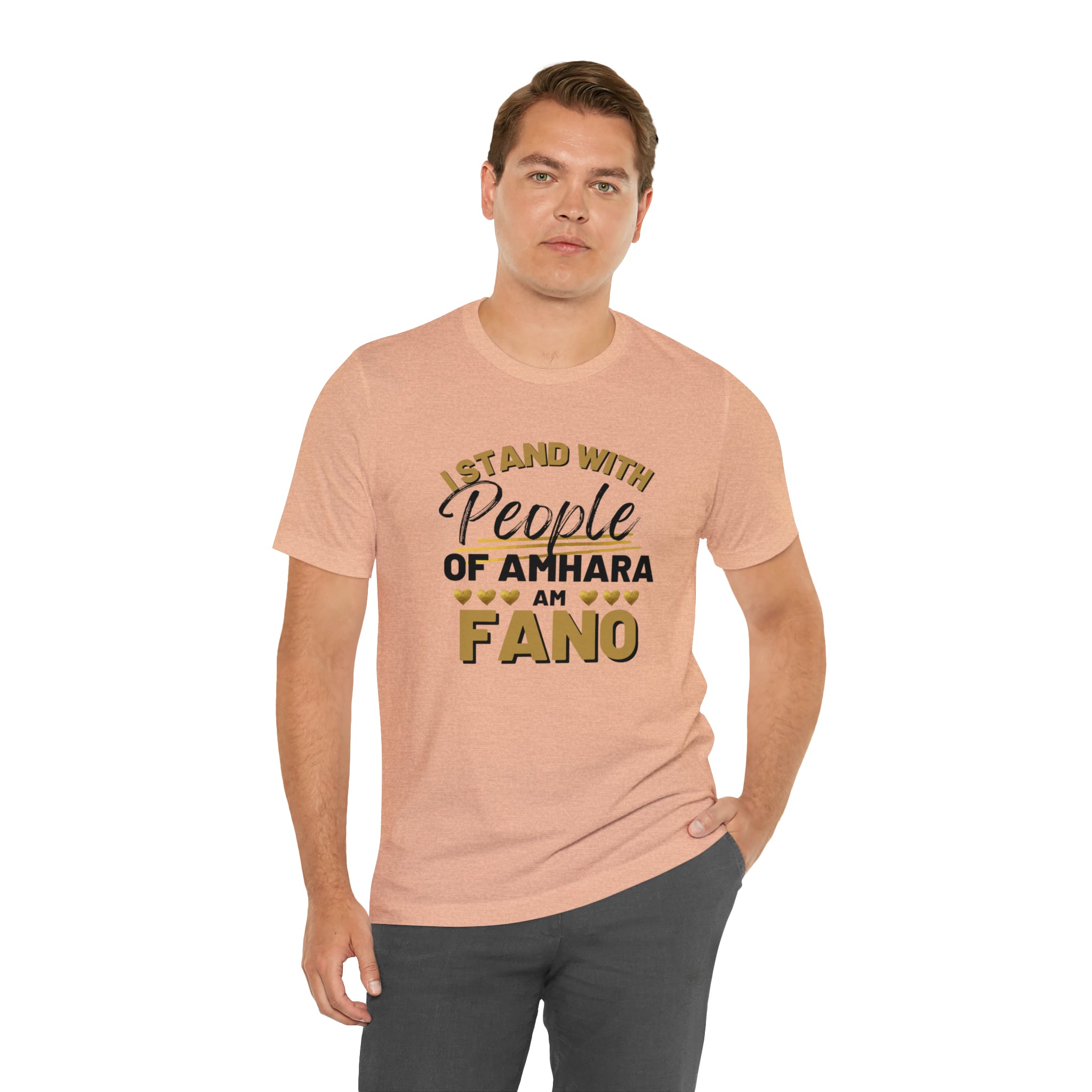 I STAND WITH FANO UNISEX JERSEY TEE