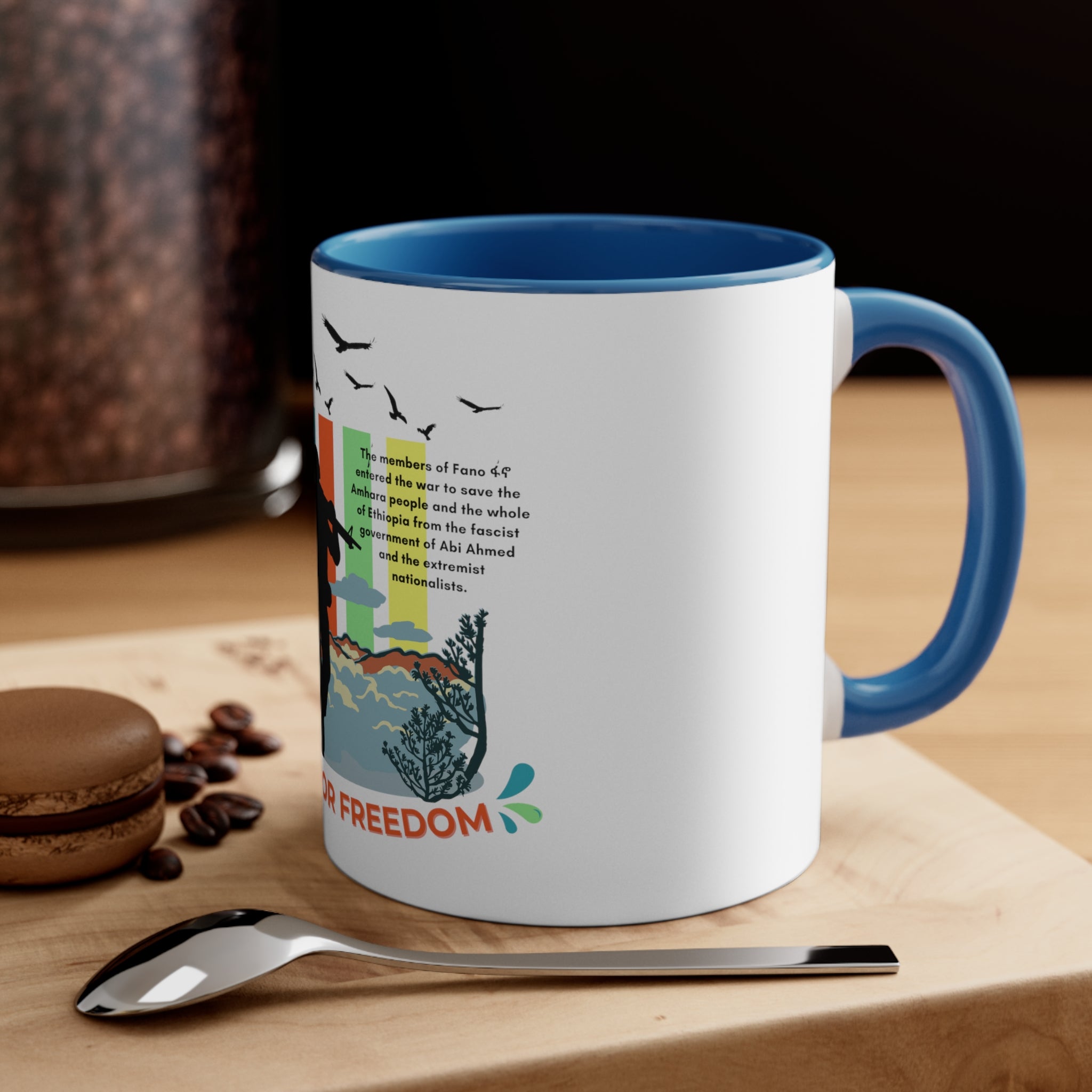 FREEDOM ACCENT COFFEE MUG 11oz