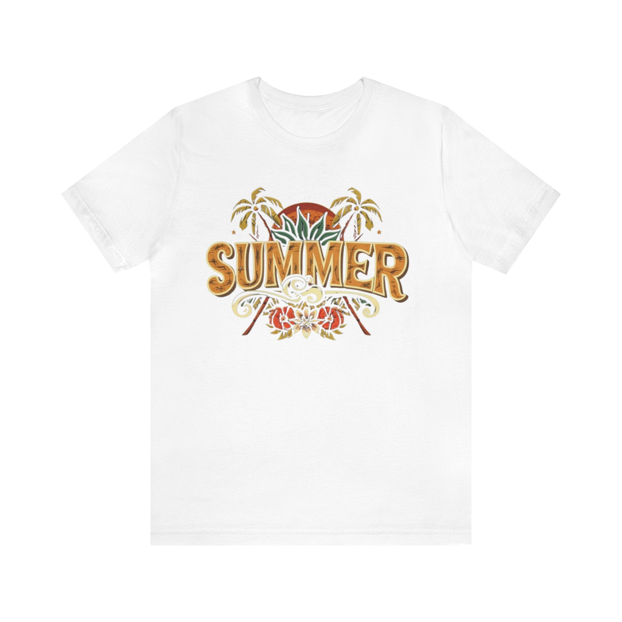 Summer Unisex Jersey Short Sleeve Tee