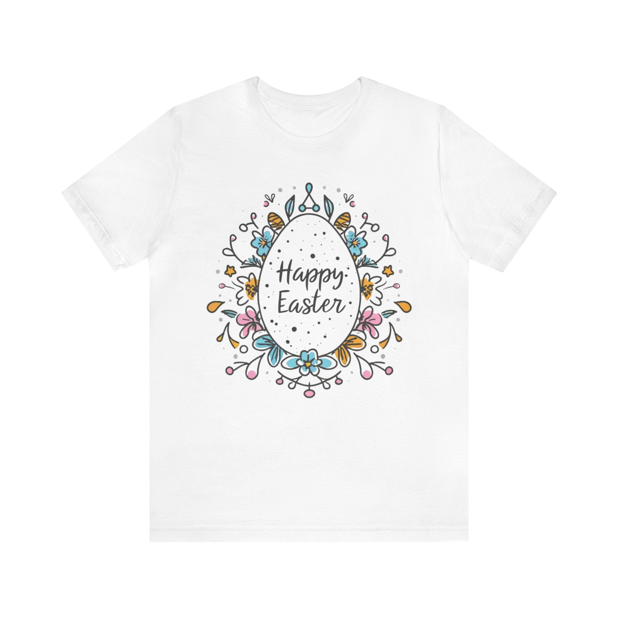 Happy Easter Unisex Jersey Short Sleeve Tee