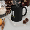 FANO 11oz Black Mug