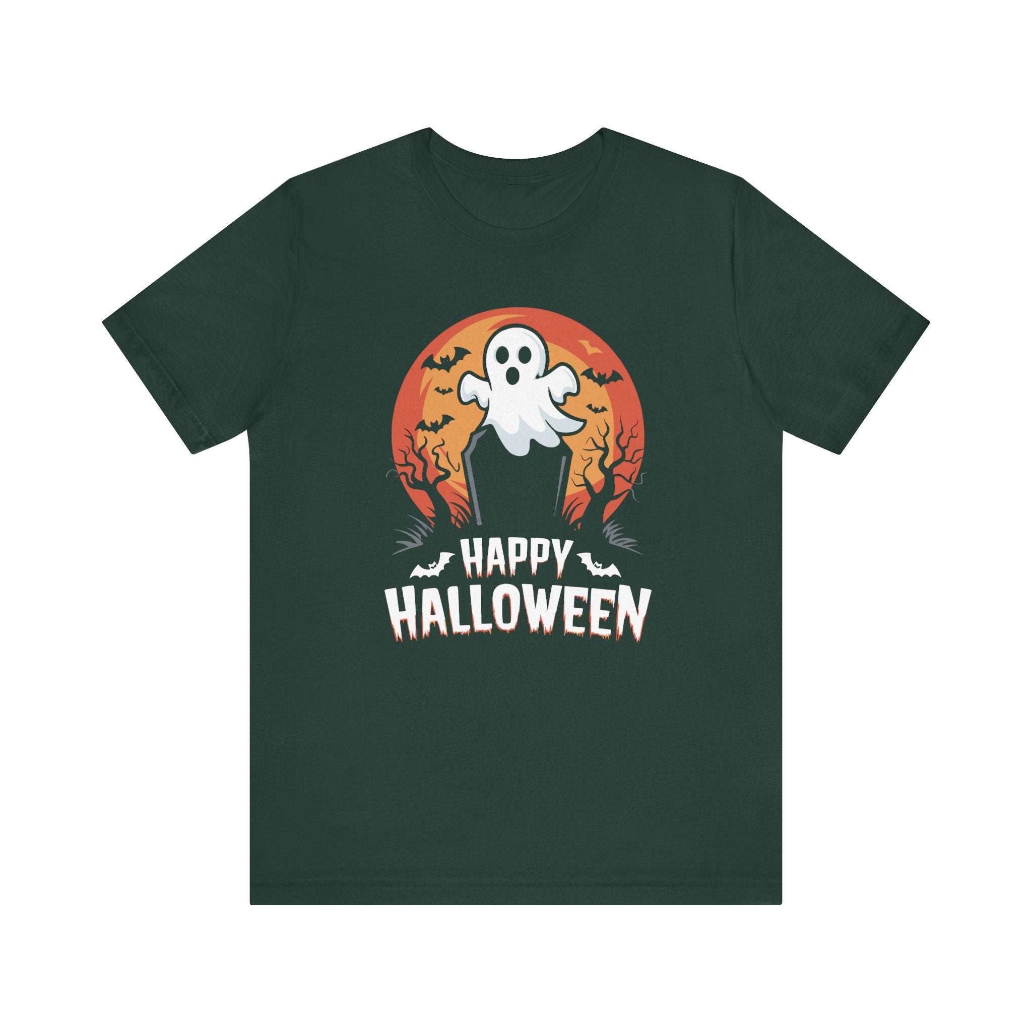 Happy Halloween Unisex Jersey Short Sleeve Tee