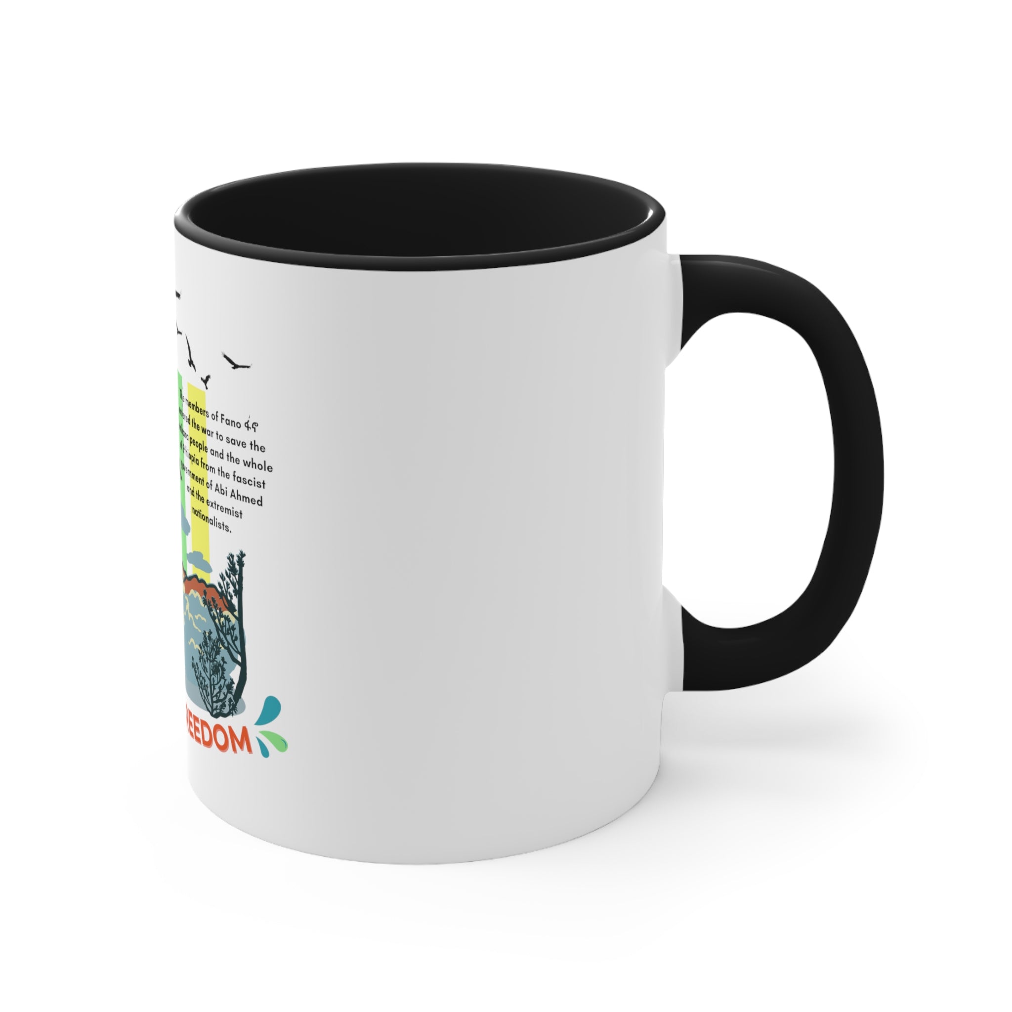 FREEDOM ACCENT COFFEE MUG 11oz