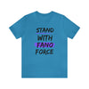 STAND WITH FANO UNISEX JERSEY TEE