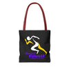 Barefoot Runner Tote Bag (AOP)