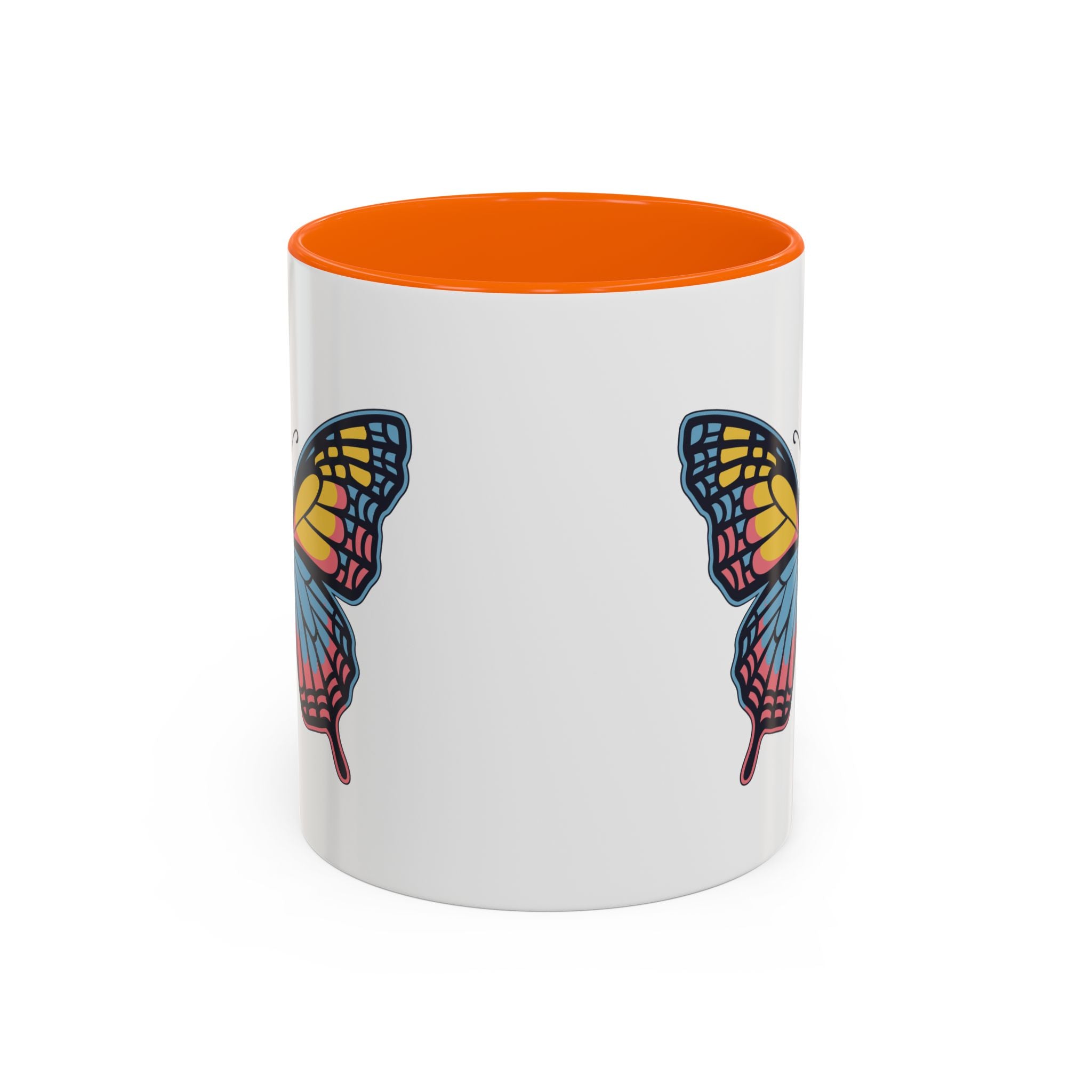 Butterfly Accent Coffee Mug (11, 15oz)