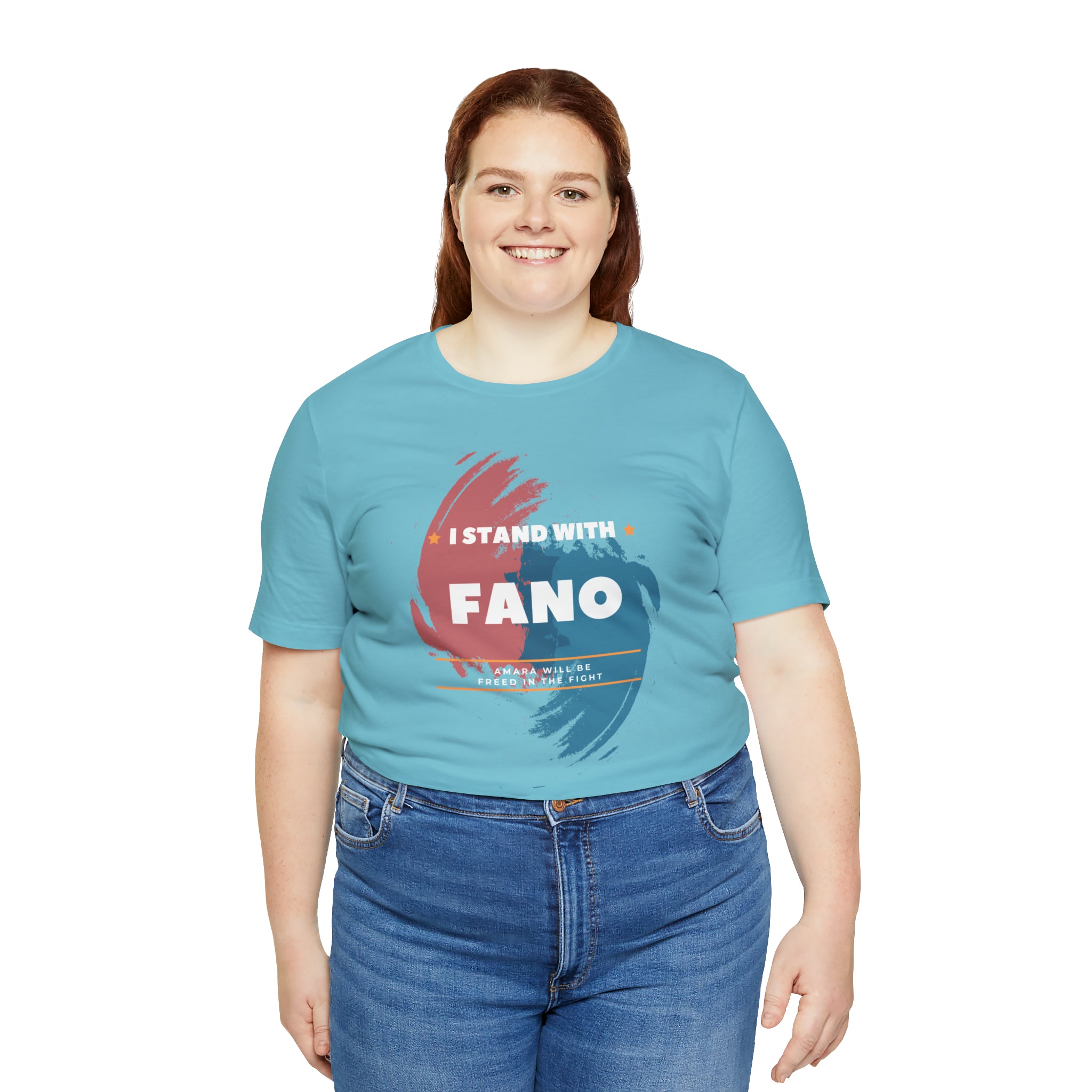 I STAND WITH FANO UNISEX JERSEY TEE