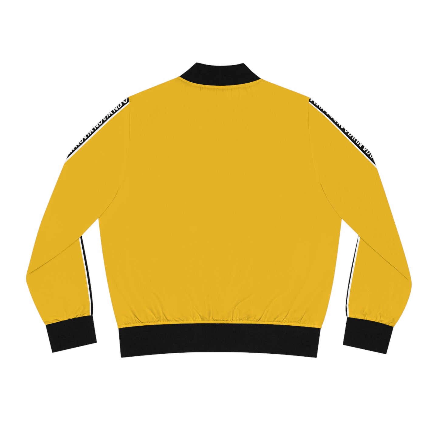 Nuvia Orange Women's Bomber Jacket (AOP)